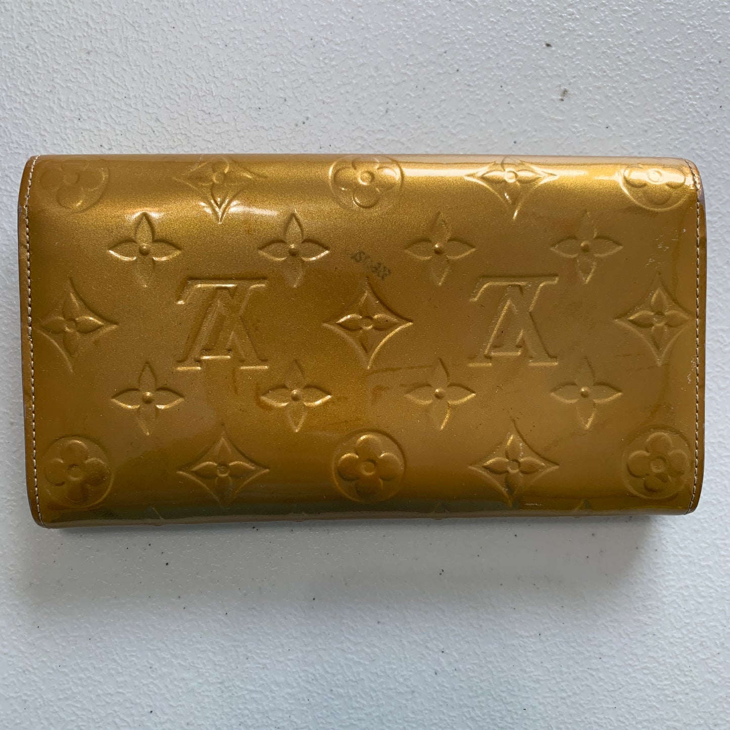 Louis Vuitton monogram vernis long wallet TS2172 Authentic with COA