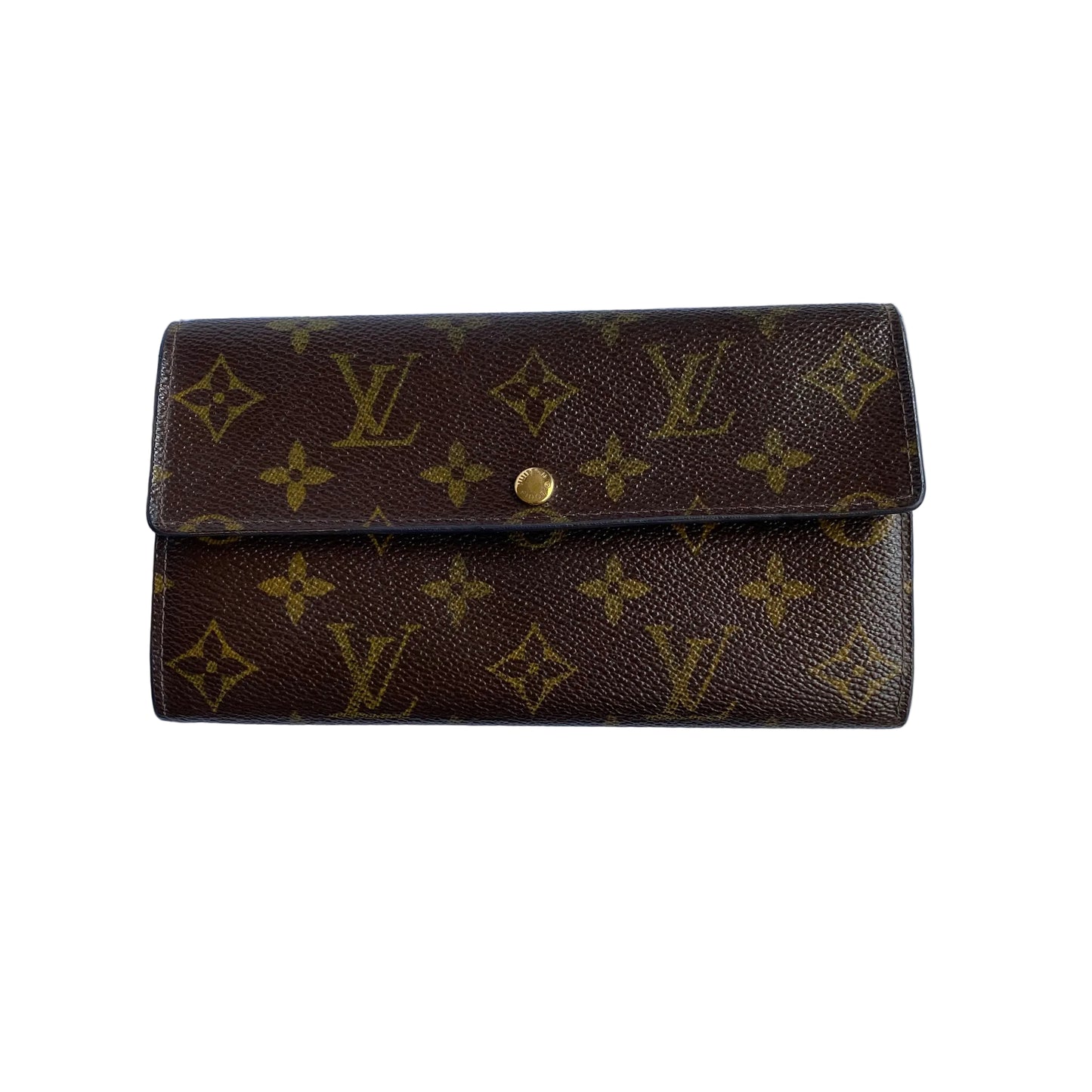 Louis Vuitton monogram sarah long wallet mb0071 authentic with  coa