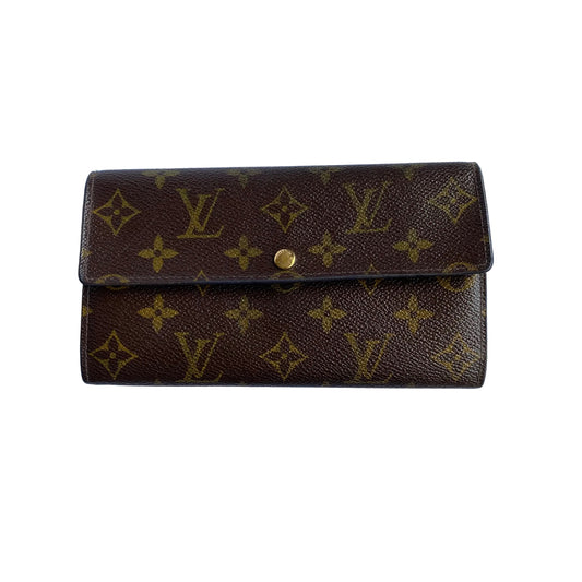 Louis Vuitton monogram sarah long wallet mb0071 authentic with  coa