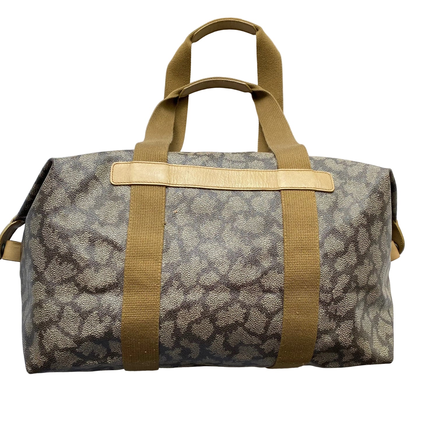Yves Saint Laurent vintage giraffe luggage duffle travel bag authentic with coa