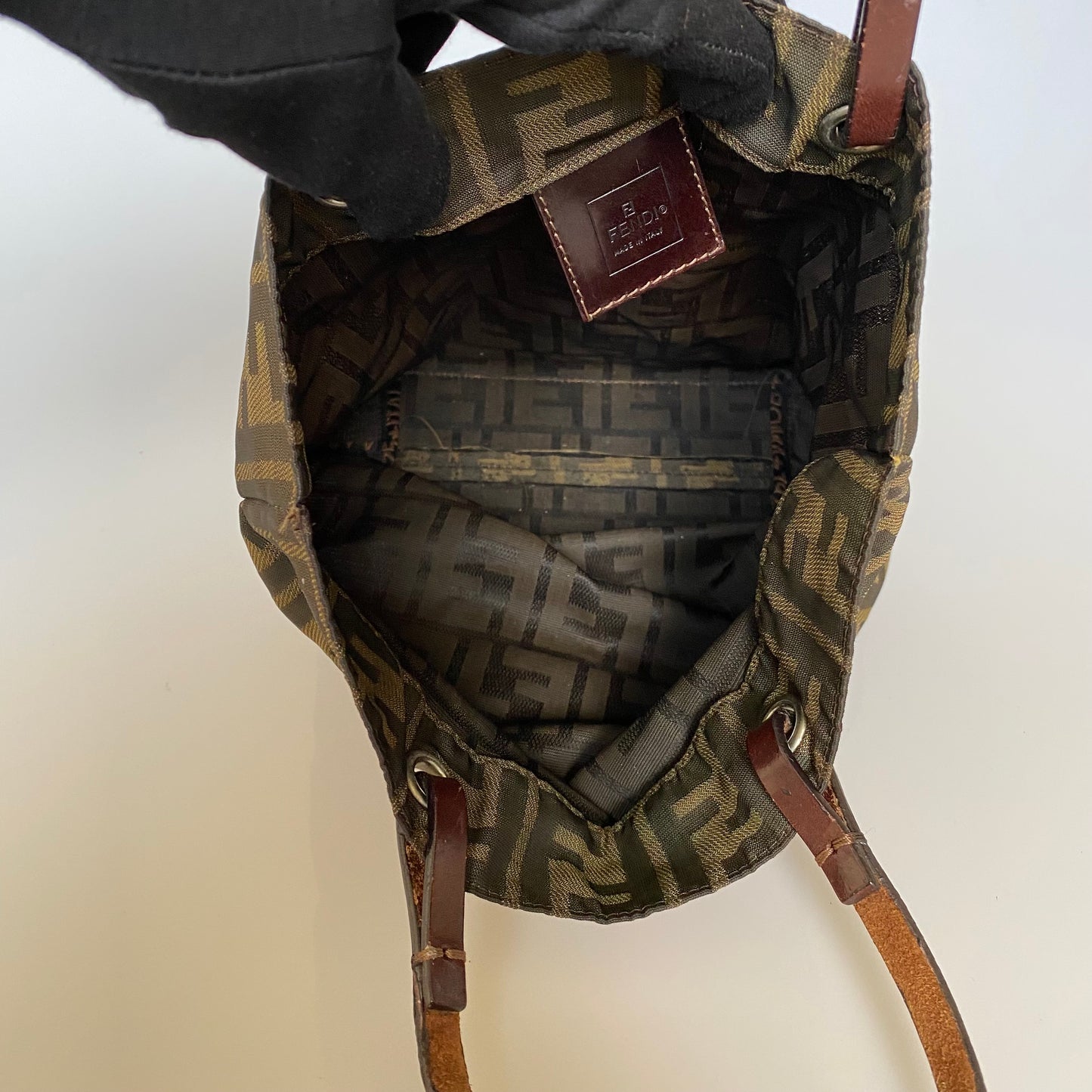 Fendi FF monogram tote bag handbag Authentic with COA