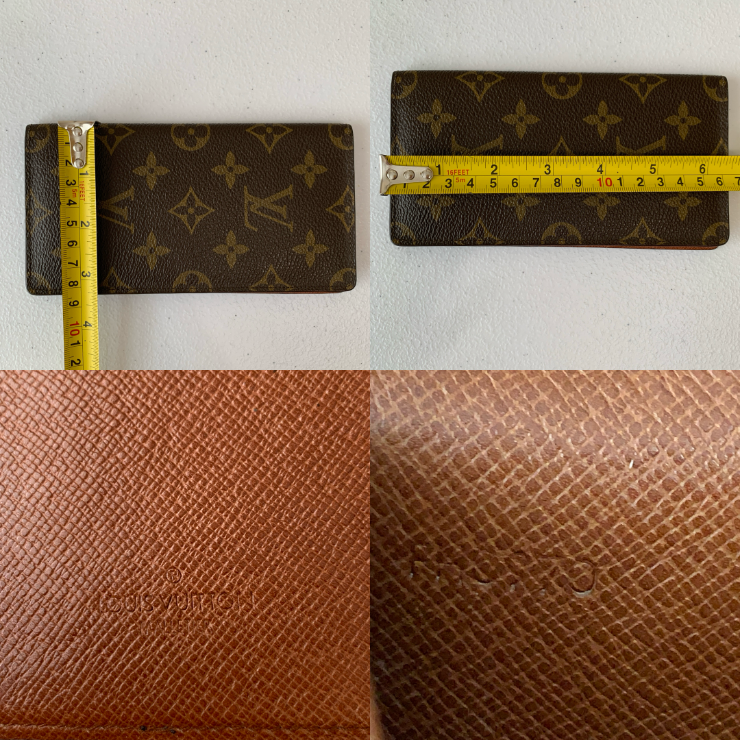 Louis Vuitton monogram card holder wallet unisex rh0970 authentic with COA