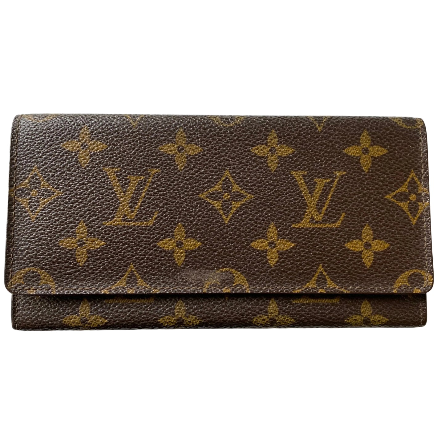 Louis Vuitton monogram long wallet Authentic with COA 6.9x3.6