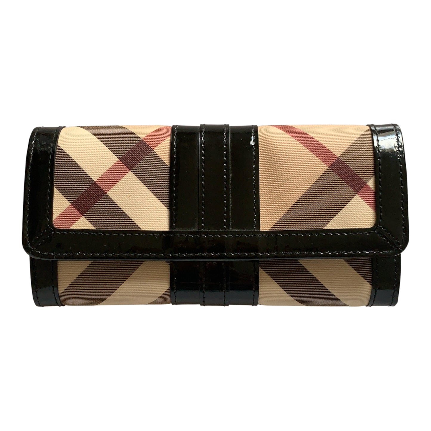Burberry nuova check long wallet Authentic with COA