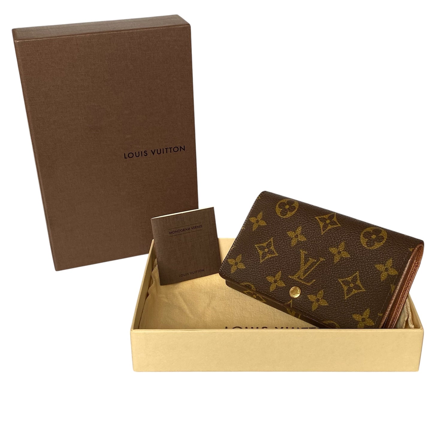 Louis Vuitton monogram wallet ra0950 authentic with coa box dusty 5.8x3.2