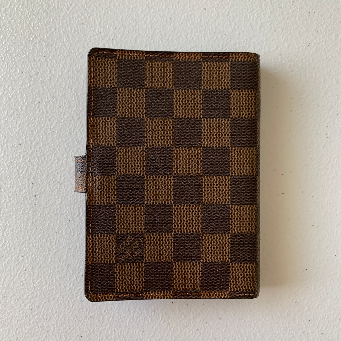 Louis Vuitton damier brown Agenda PM CA0025 authentic with COA