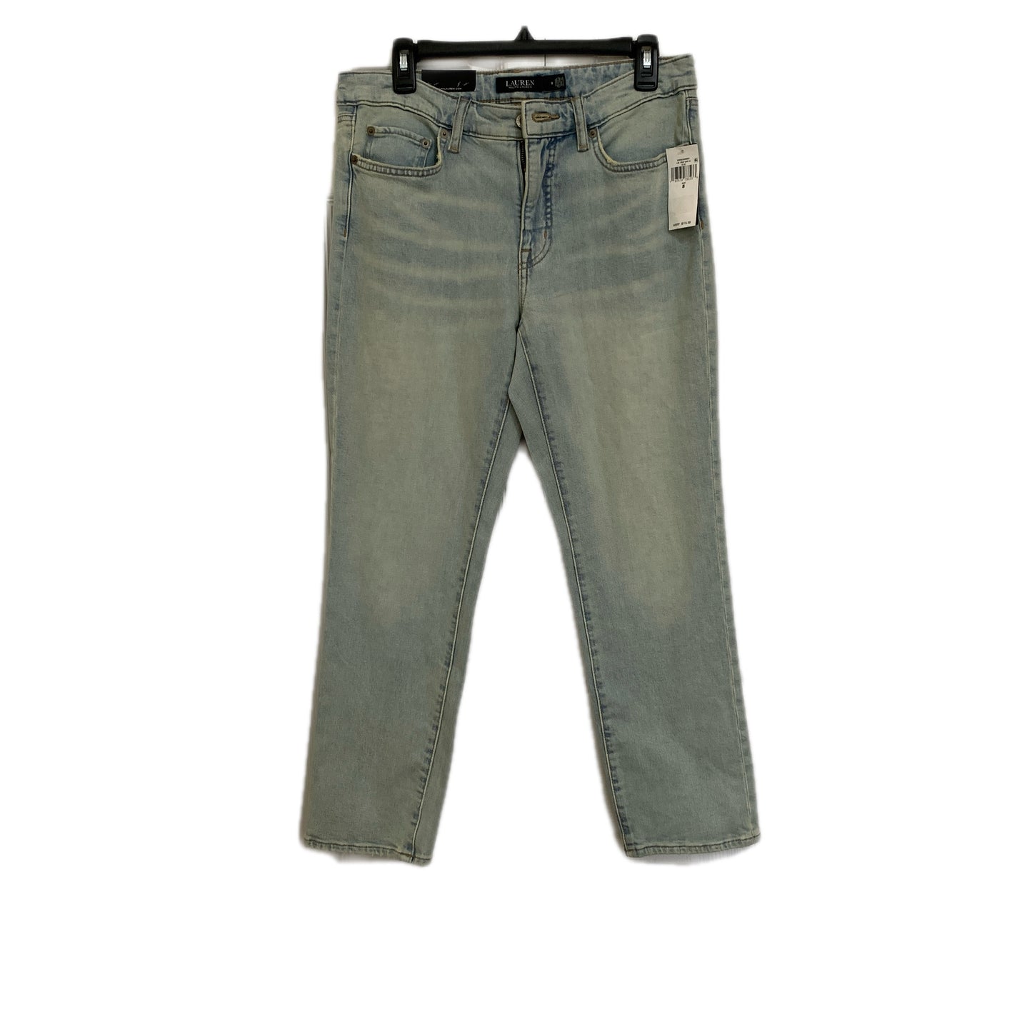 Lauren Ralph Lauren women’s NWT mid rise straight ankle blue jeans size 8
