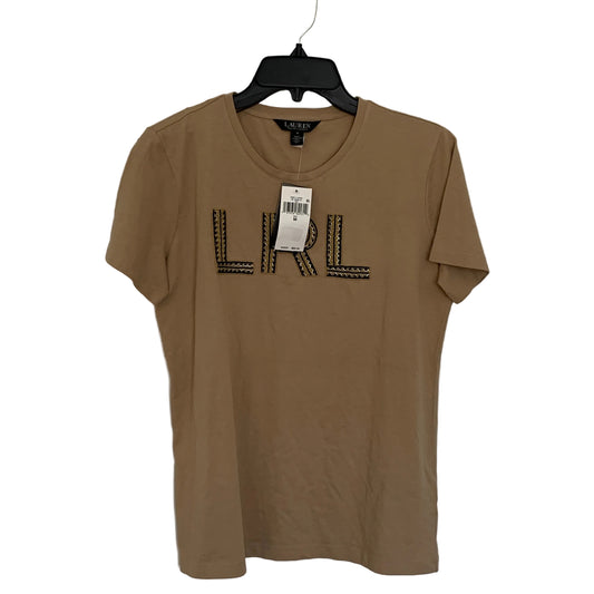 Lauren Ralph Lauren Women’s NWT brown logo tee shirt size medium
