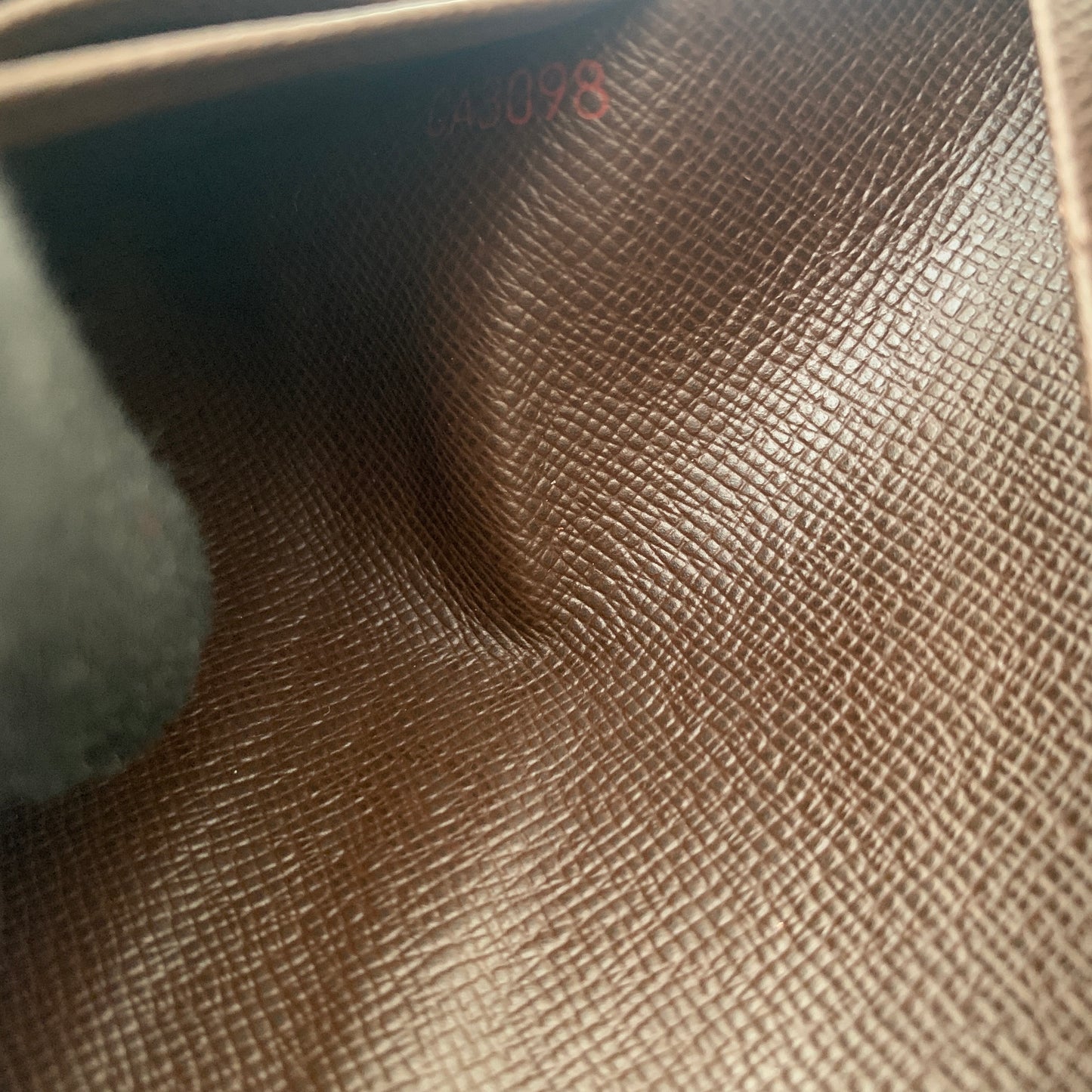 Louis Vuitton brown damier ebene Wallet Mc3098 authentic with COA