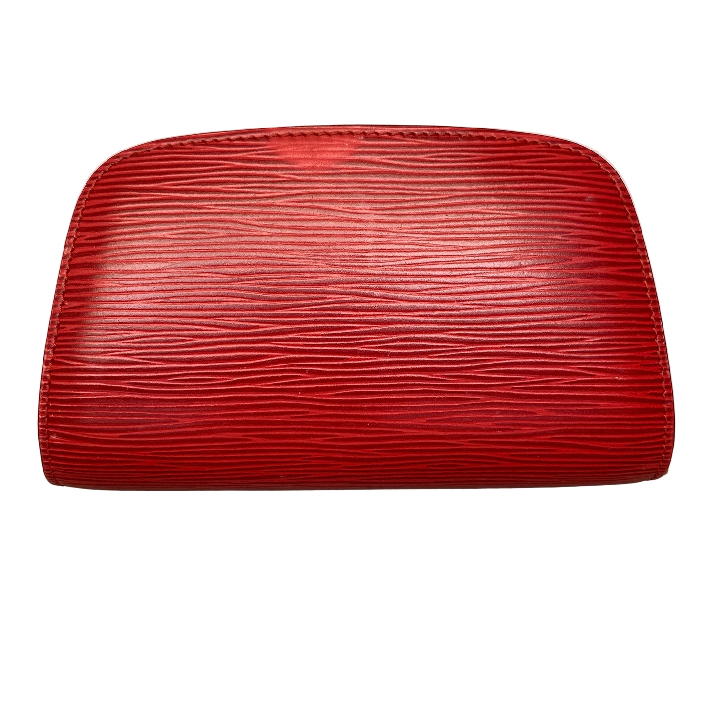 Louis Vuitton red Epi leather pouch SP0310 Authentic with COA 6.7x4x2.5