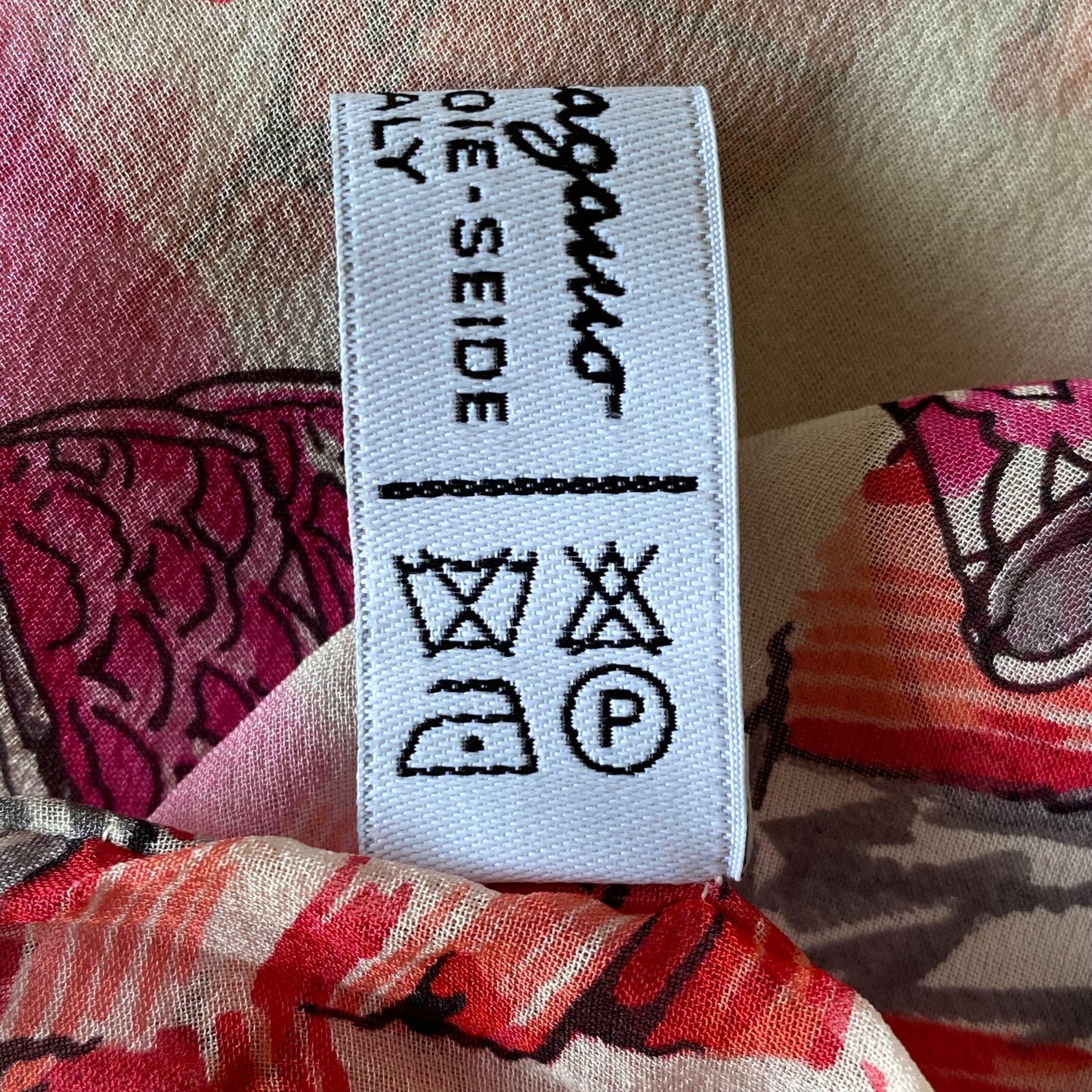 Ferragamo vara bow long silk scarf Authentic with COA 62x17