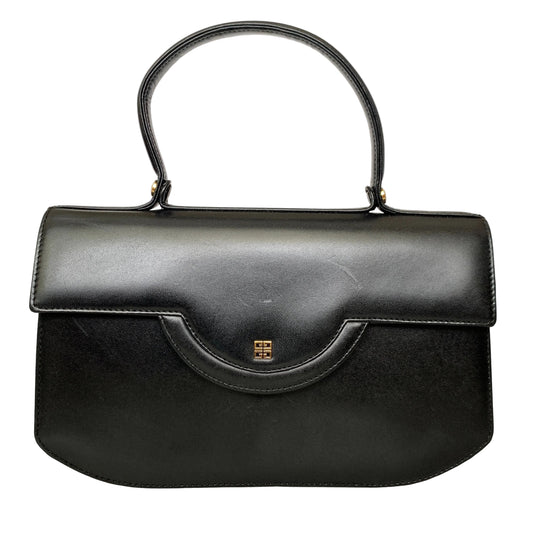 Givenchy 4 G logo top handle black bag Authentic with COA