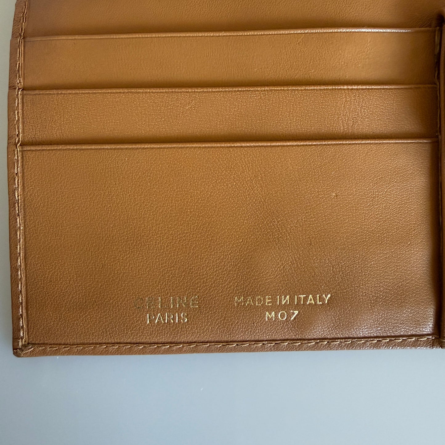 Celine macadam card holder long wallet unisex authentic with COA
