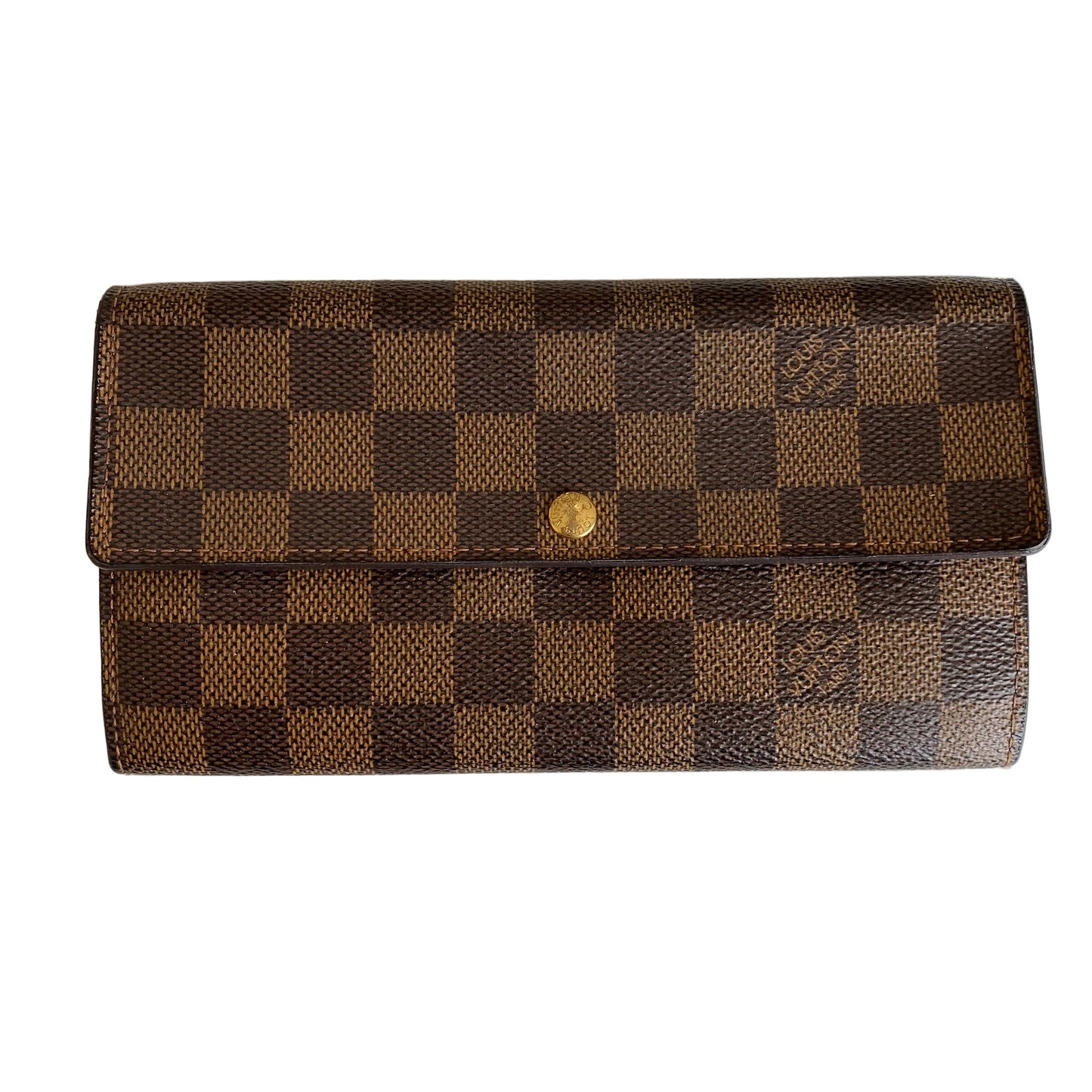 Louis Vuitton damier brown long wallet CA0056 authentic with coa