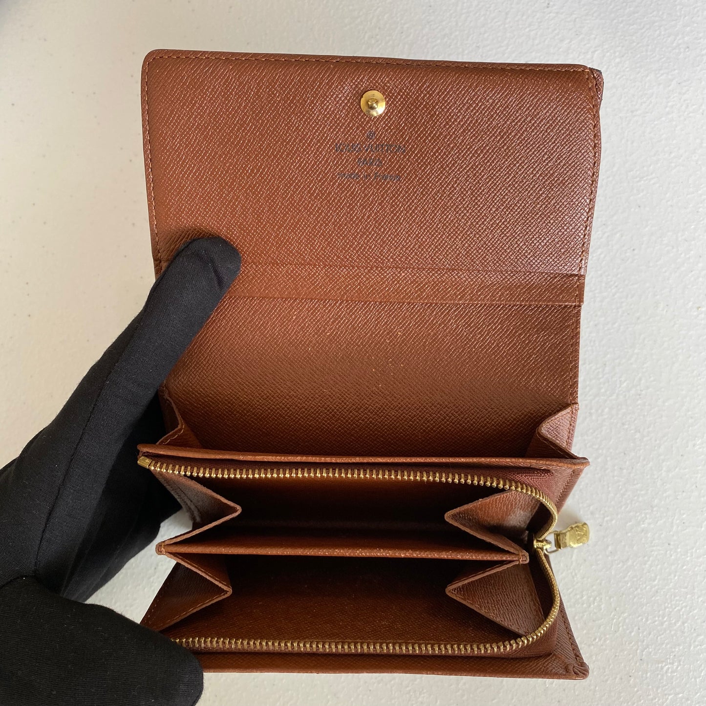 Louis Vuitton monogram wallet ct0065 authentic with coa