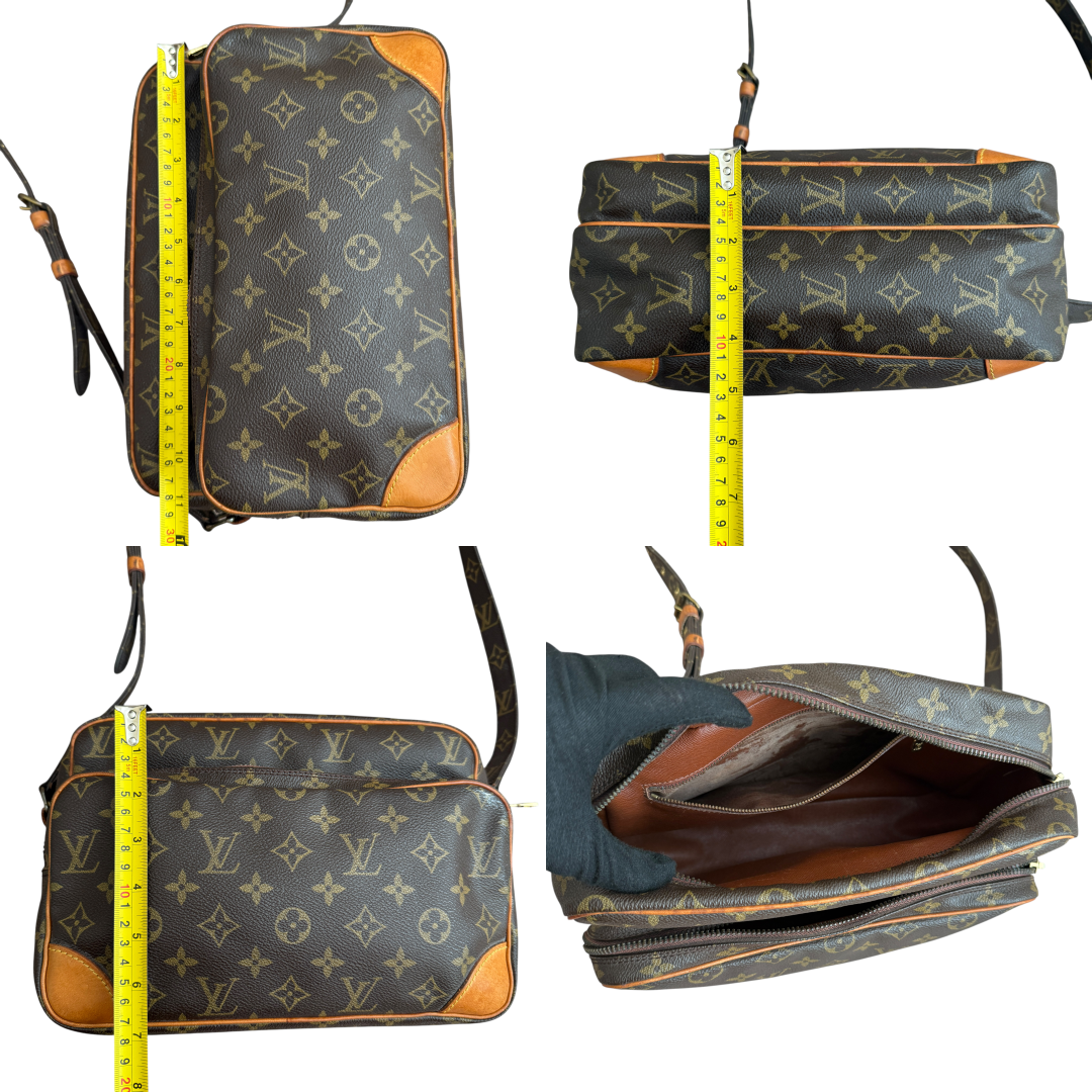 Louis Vuitton monogram Nile crossbody bag unisex authentic with COA