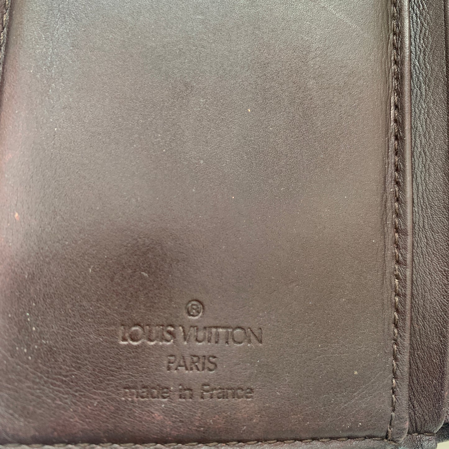 Louis Vuitton women’s monogram vernis amarante compact wallet mi3057 Authentic