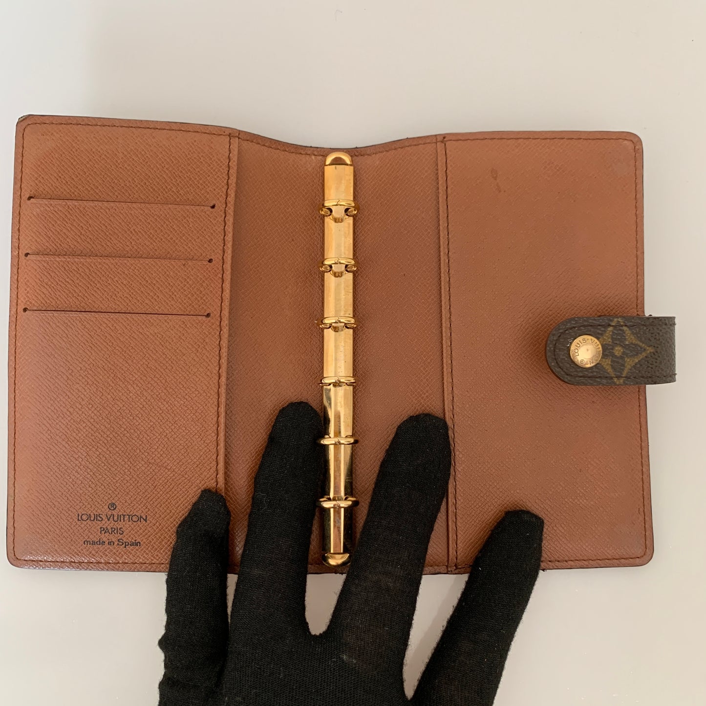 Louis Vuitton monogram agenda Organizer Planner unisex PM Authentic with COA CA0995