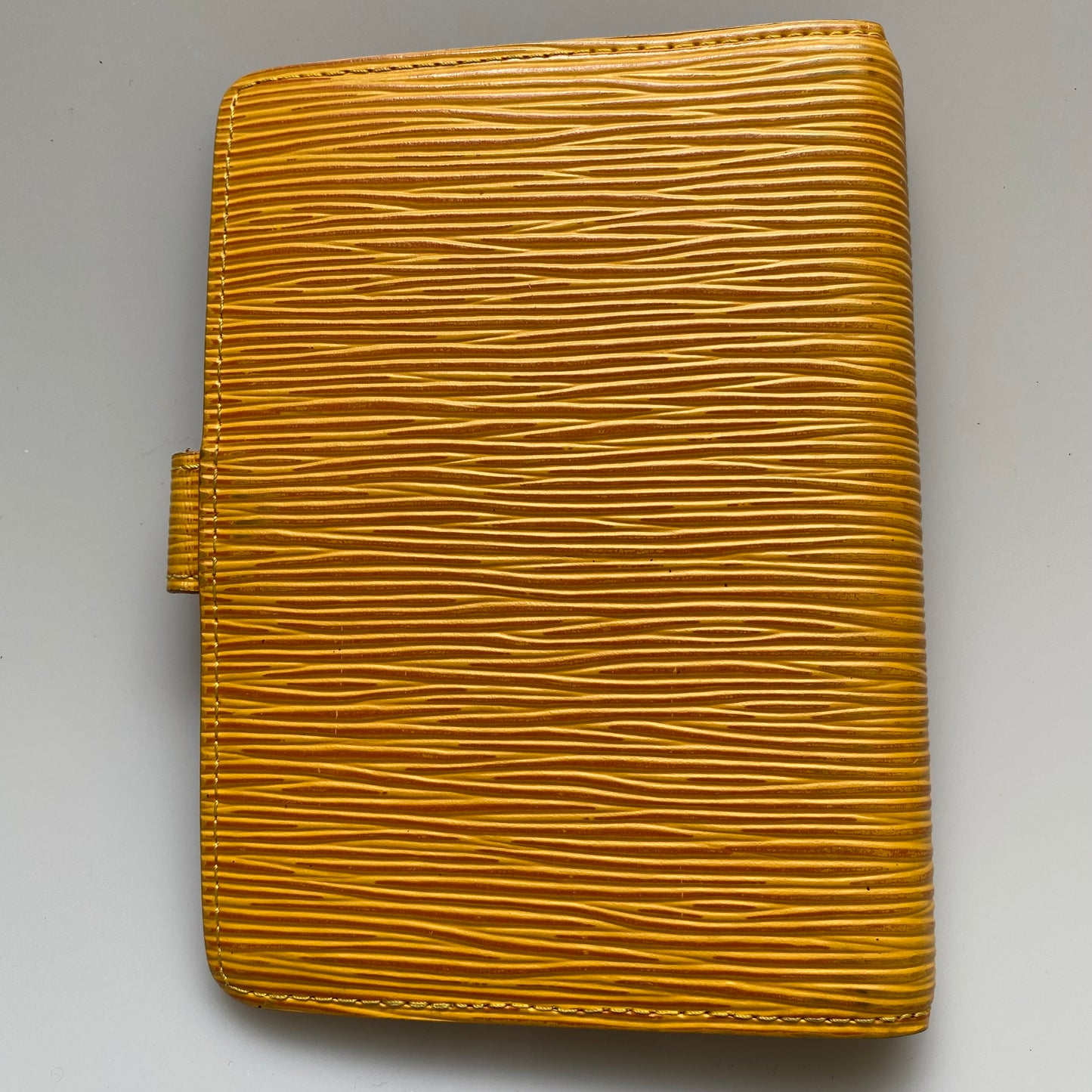 Louis Vuitton yellow Epi leather agenda PM CA0957 Authentic with coa 5.7x4.2