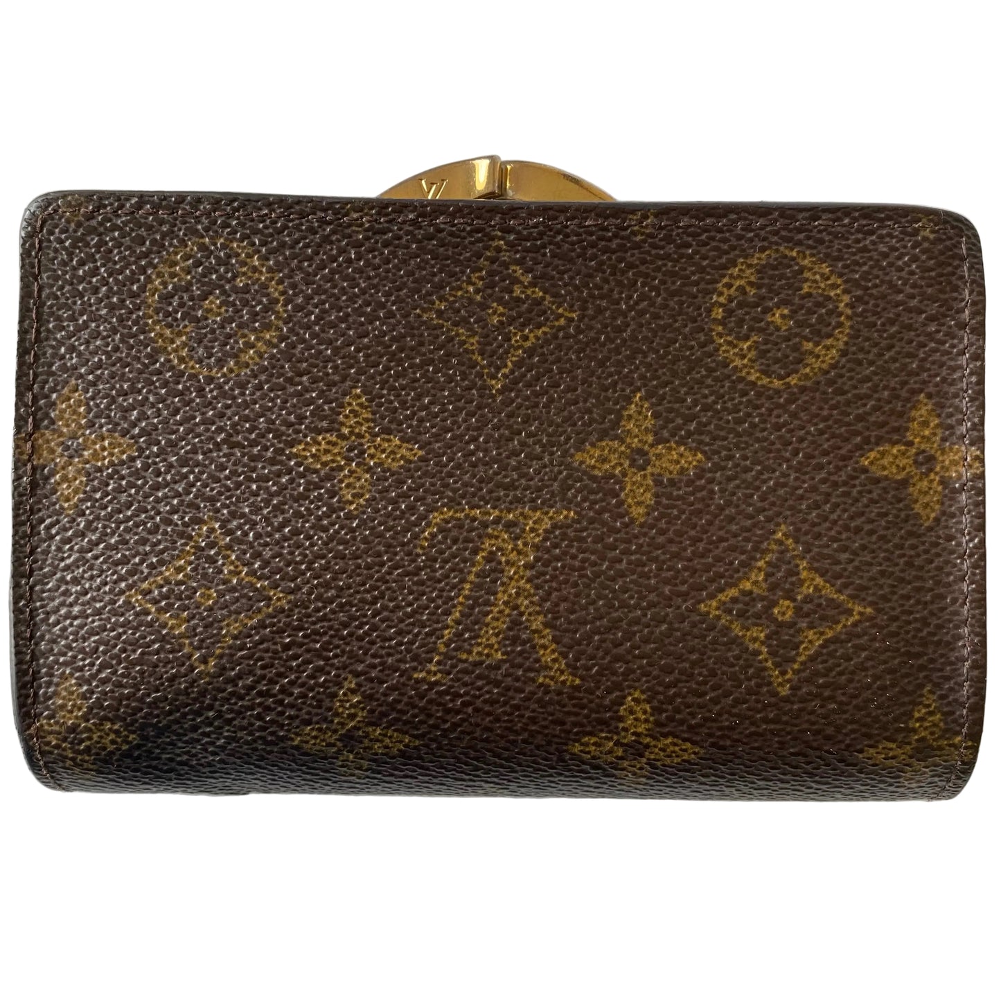 Louis Vuitton monogram kiss lock wallet MI0948 Authentic with COA