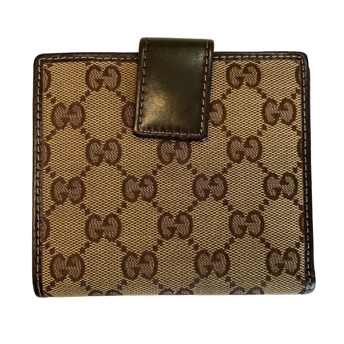 Gucci wallet monogram compact wallet Authentic with COA