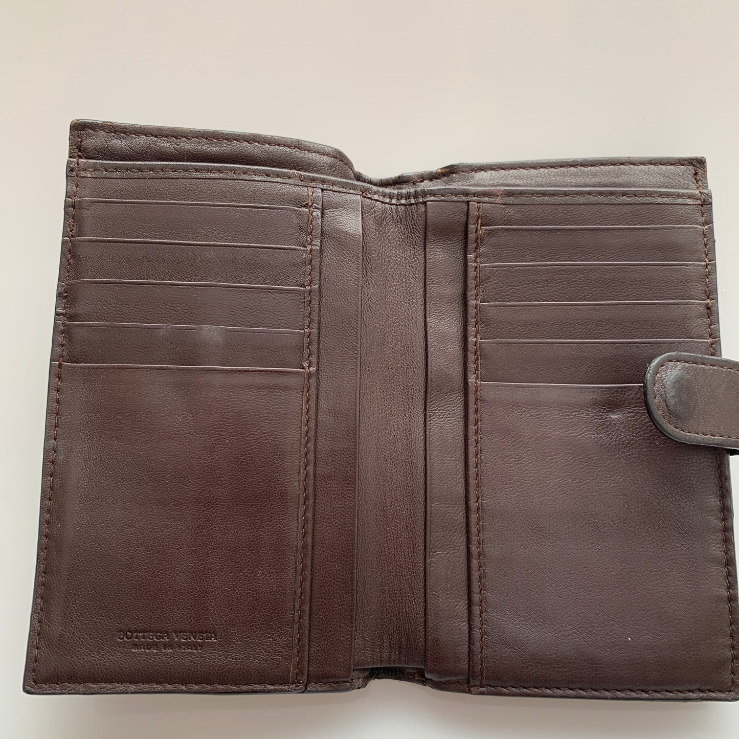 Bottega Veneta women’s wallet brown leather authentic with COA