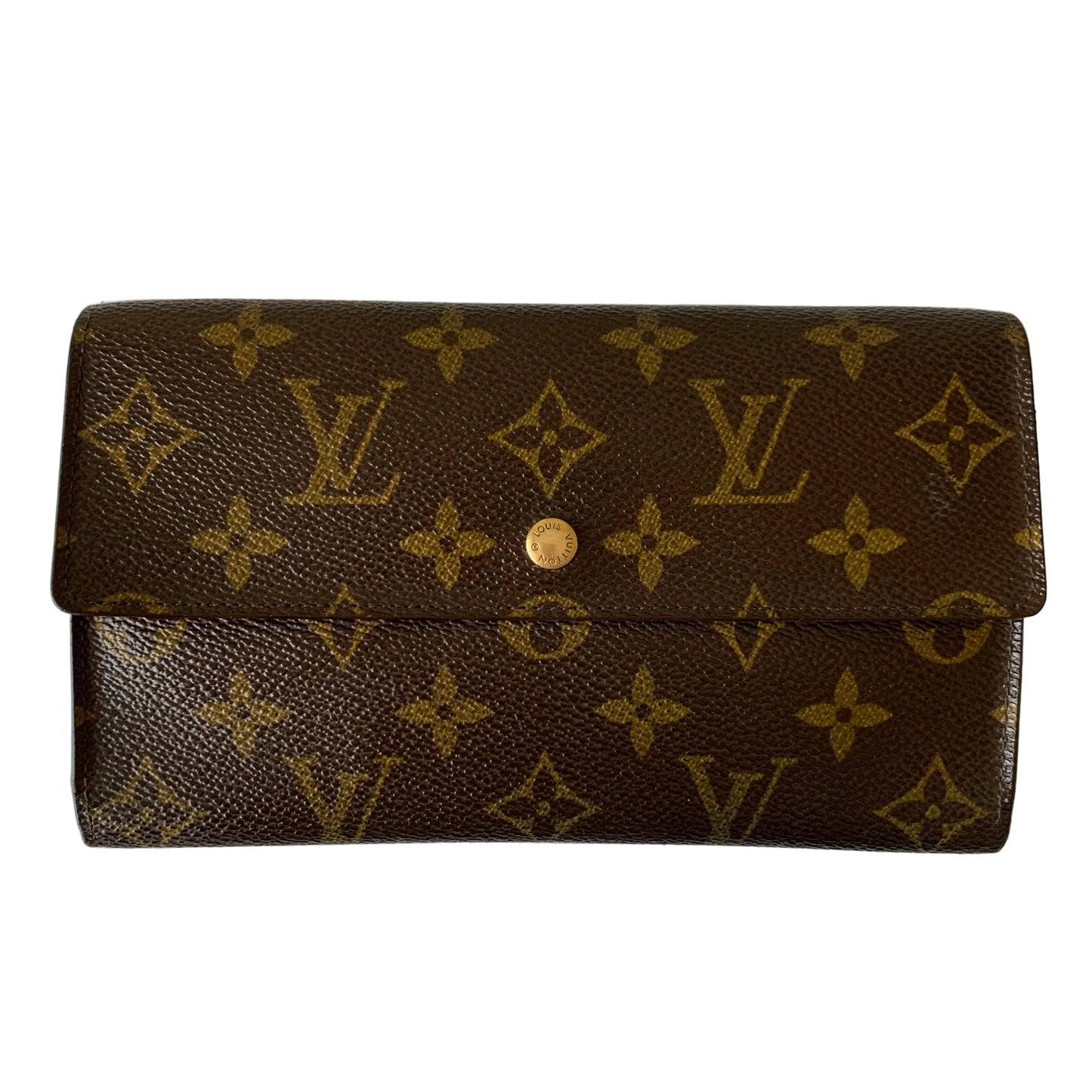 Louis Vuitton sarah long wallet MI1920 authentic with COA 4.5x 7.25