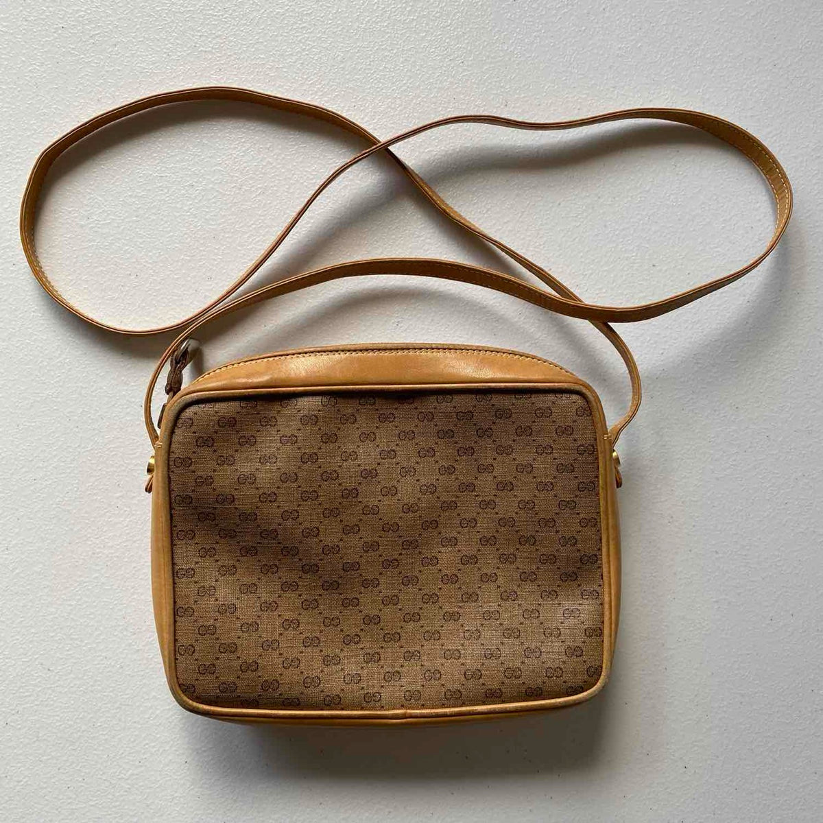 Gucci vintage micro GG crossbody bag authentic with COA 8.5x6.7x2