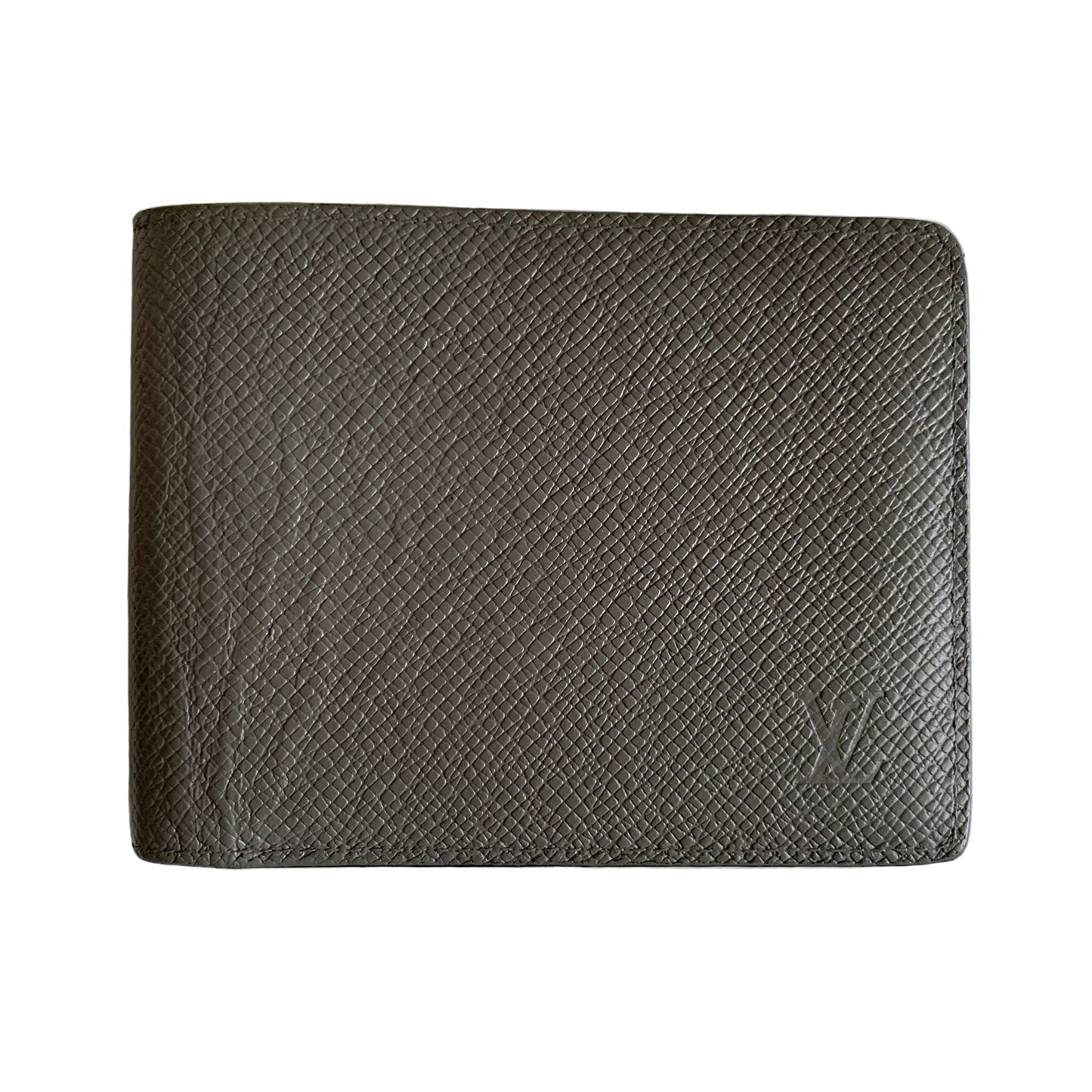 Louis Vuitton taiga men’s bifold leather wallet SP4152 authentic with COA