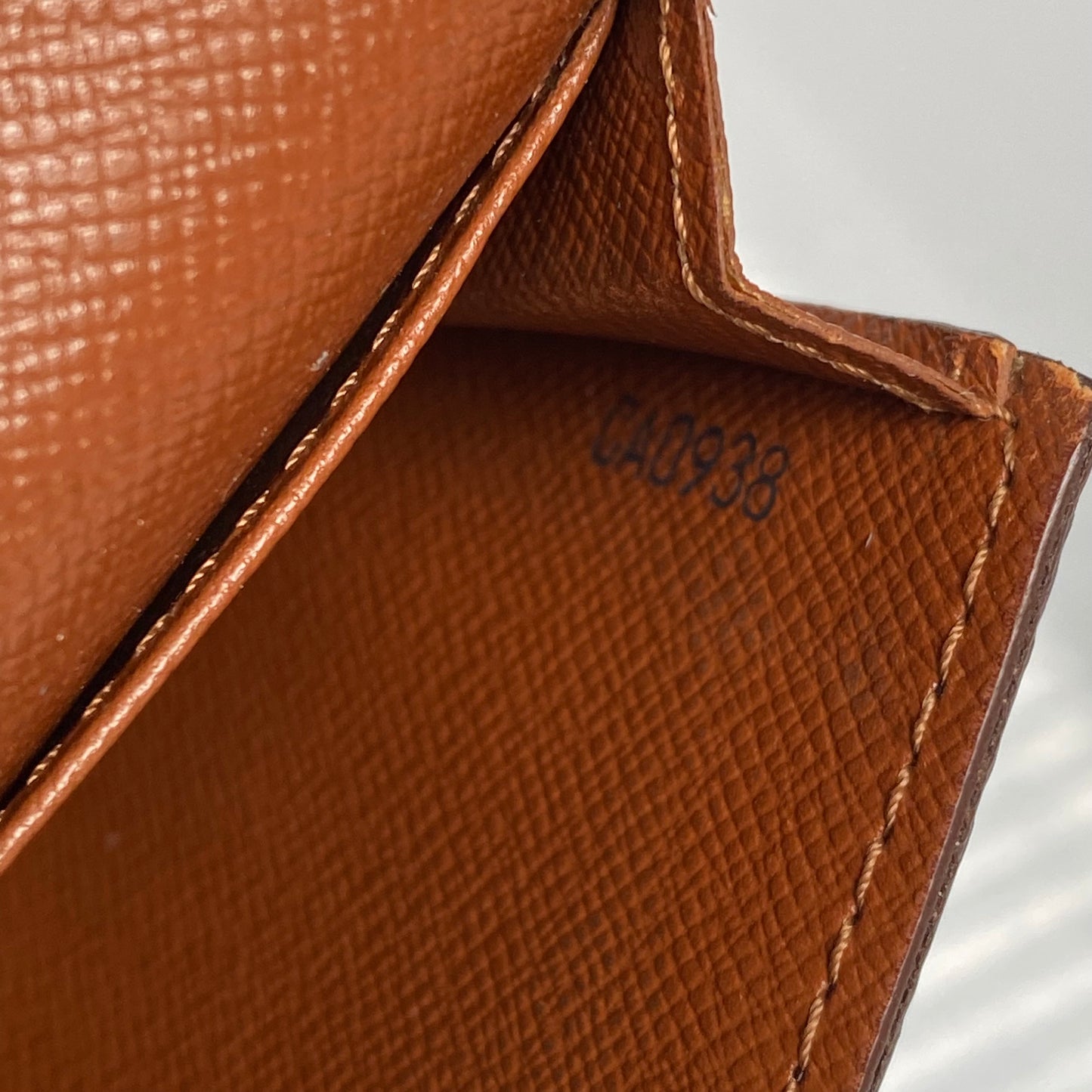 Louis Vuitton monogram long wallet CA0938 Authentic with COA 7x3.8