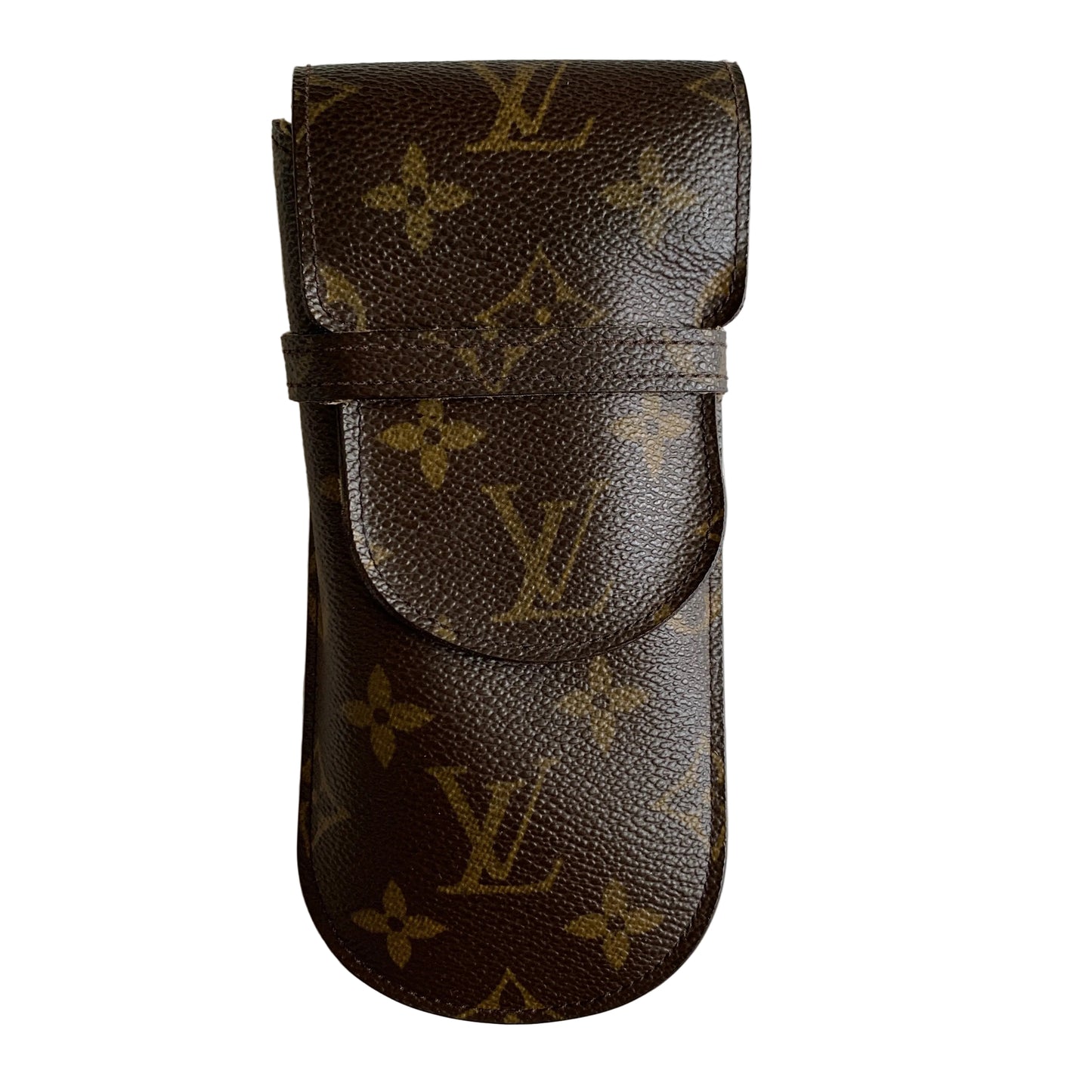 Louis Vuitton monogram pen eyeglasses holder SN0014 authentic with COA 7x3.2