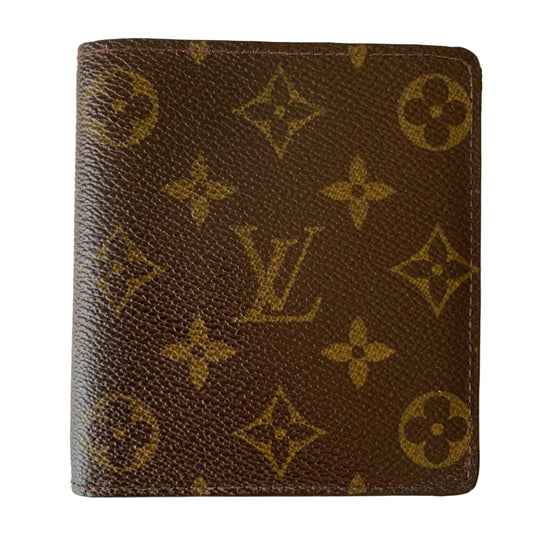 Louis Vuitton monogram men’s bifold Wallet ca0090 authentic with COA