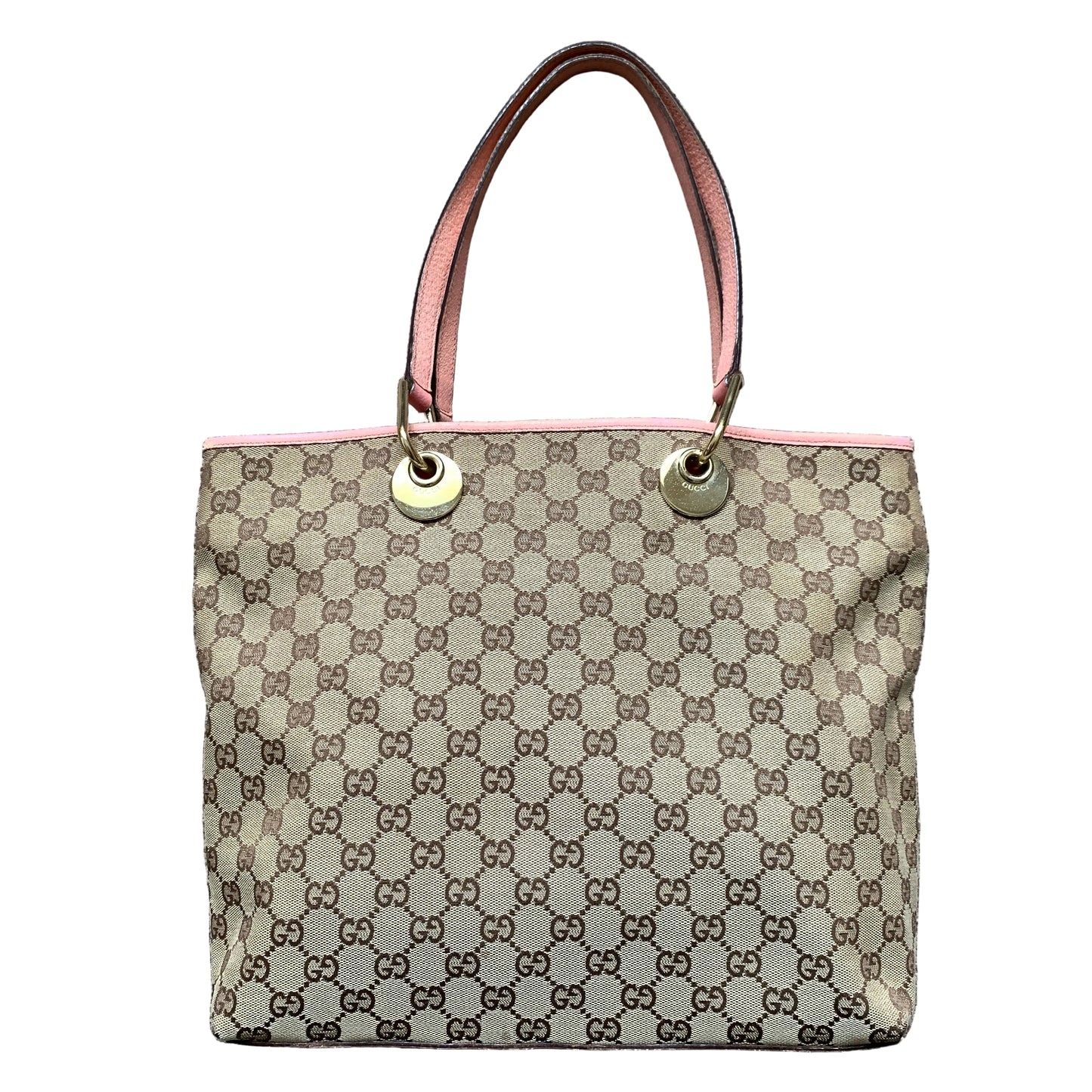 Gucci monogram tote shoulder shopping bag Authentic with COA 14.5x11.3x4.3