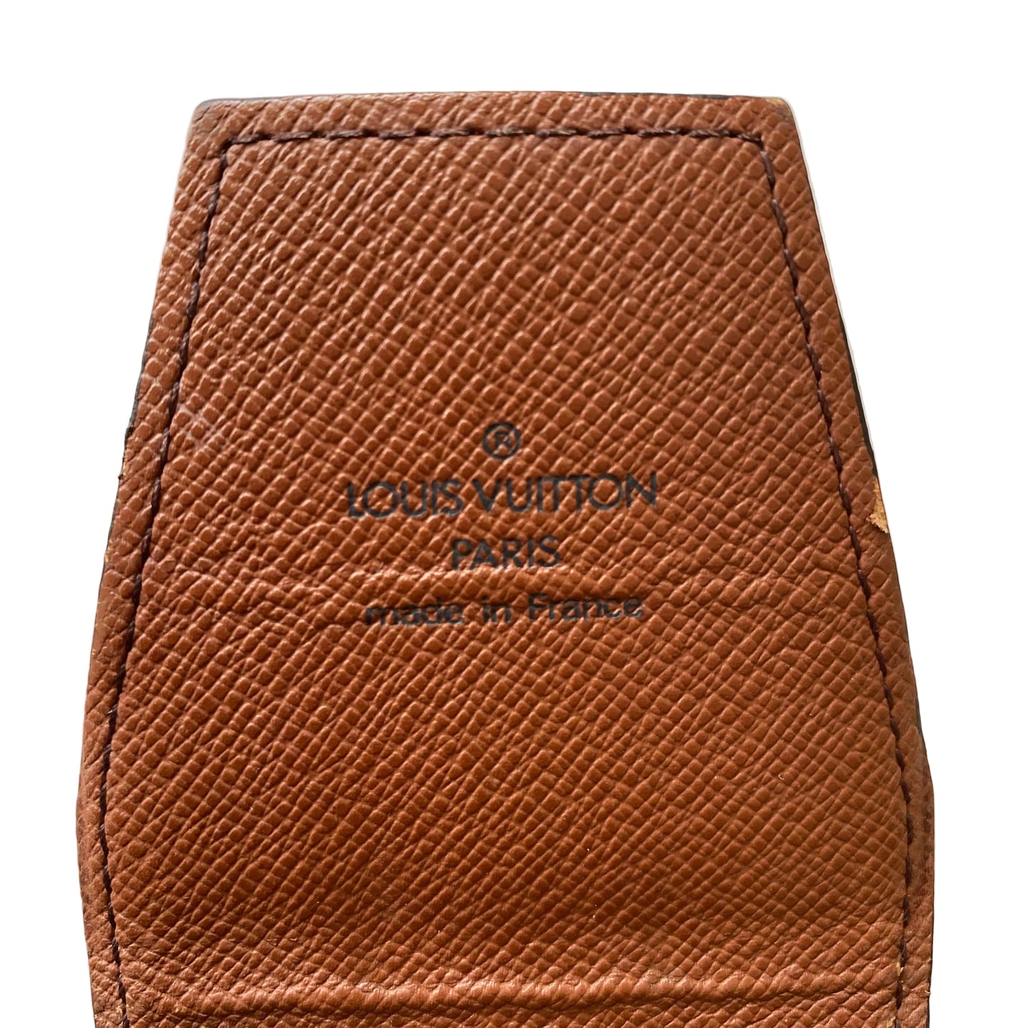 Louis Vuitton monogram cigarette holder CT0073 Authentic with COA 4.7x2.6