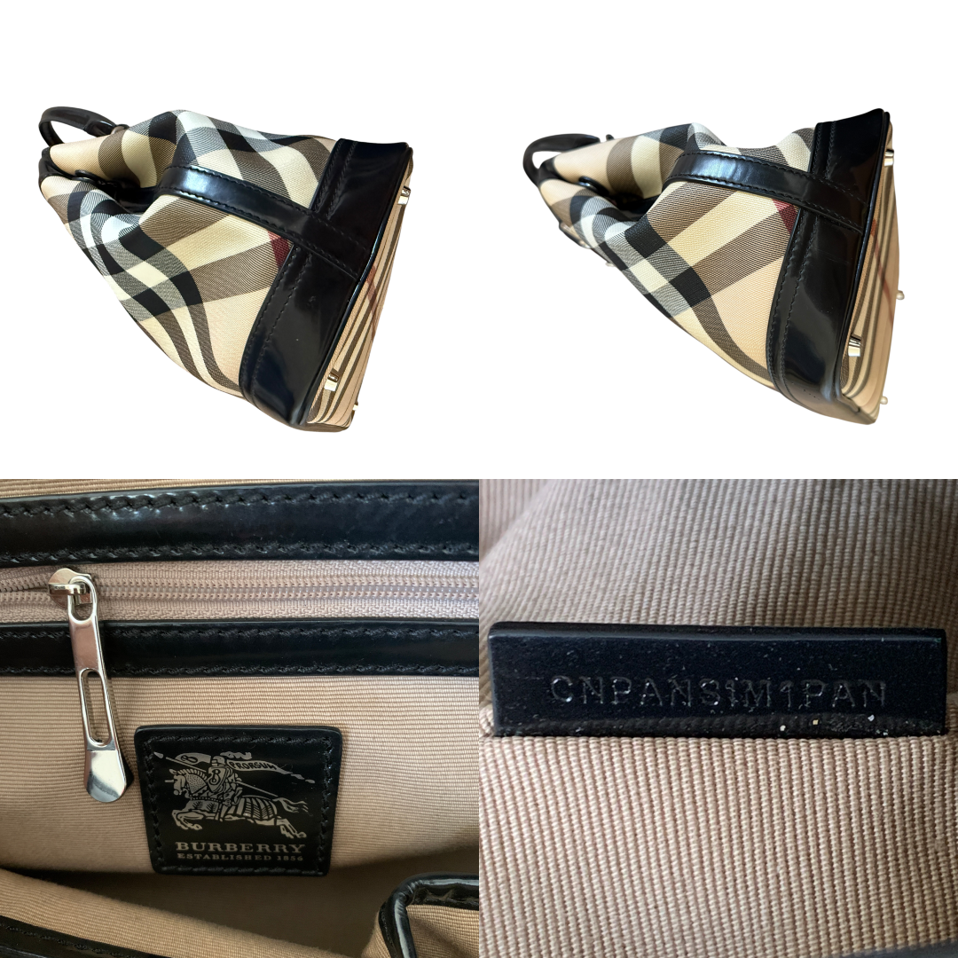 Burberry nova check bag authentic with COA and dust bag
