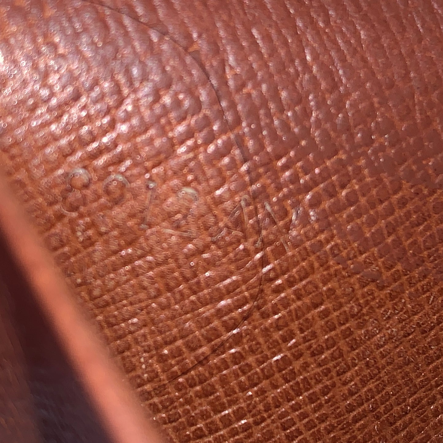 Louis Vuitton brown monogram wallet 8912 AN authentic with COA