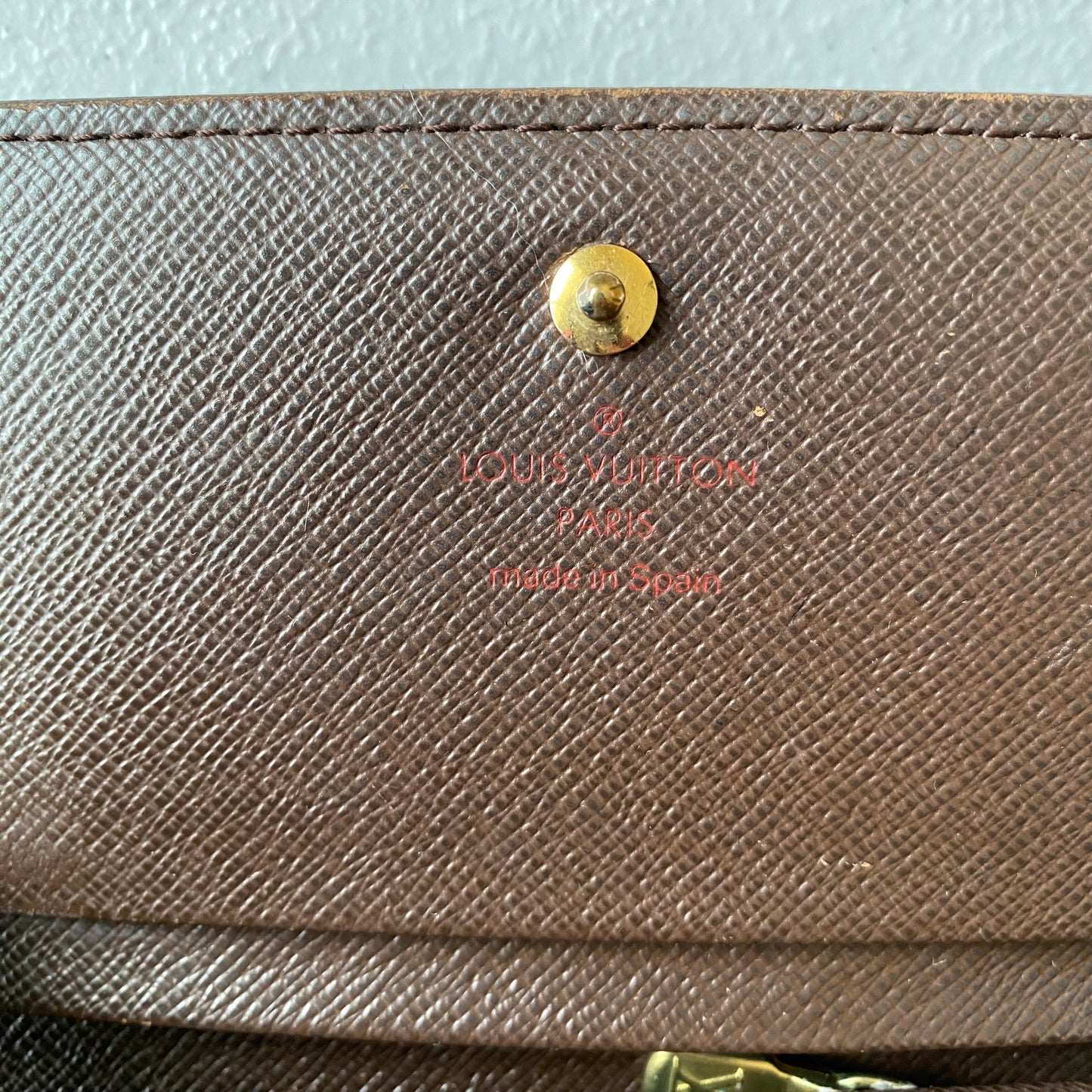 Louis Vuitton damier ebene wallet CA0078 Authentic with COA 5.6x3.5