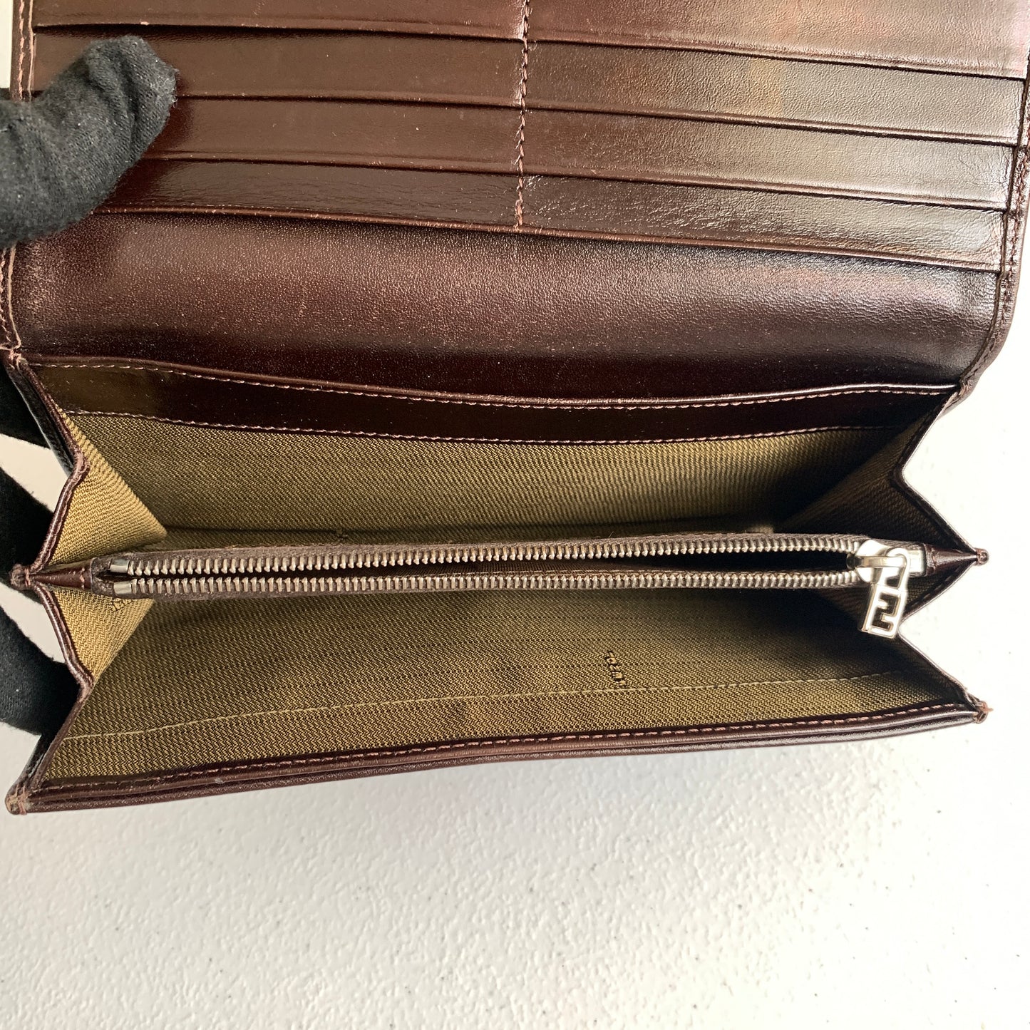 Fendi FF monogram long wallet Authentic with COA