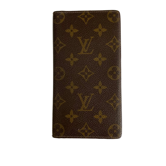 Louis Vuitton monogram long card holder wallet CT03xx authentic with coa
