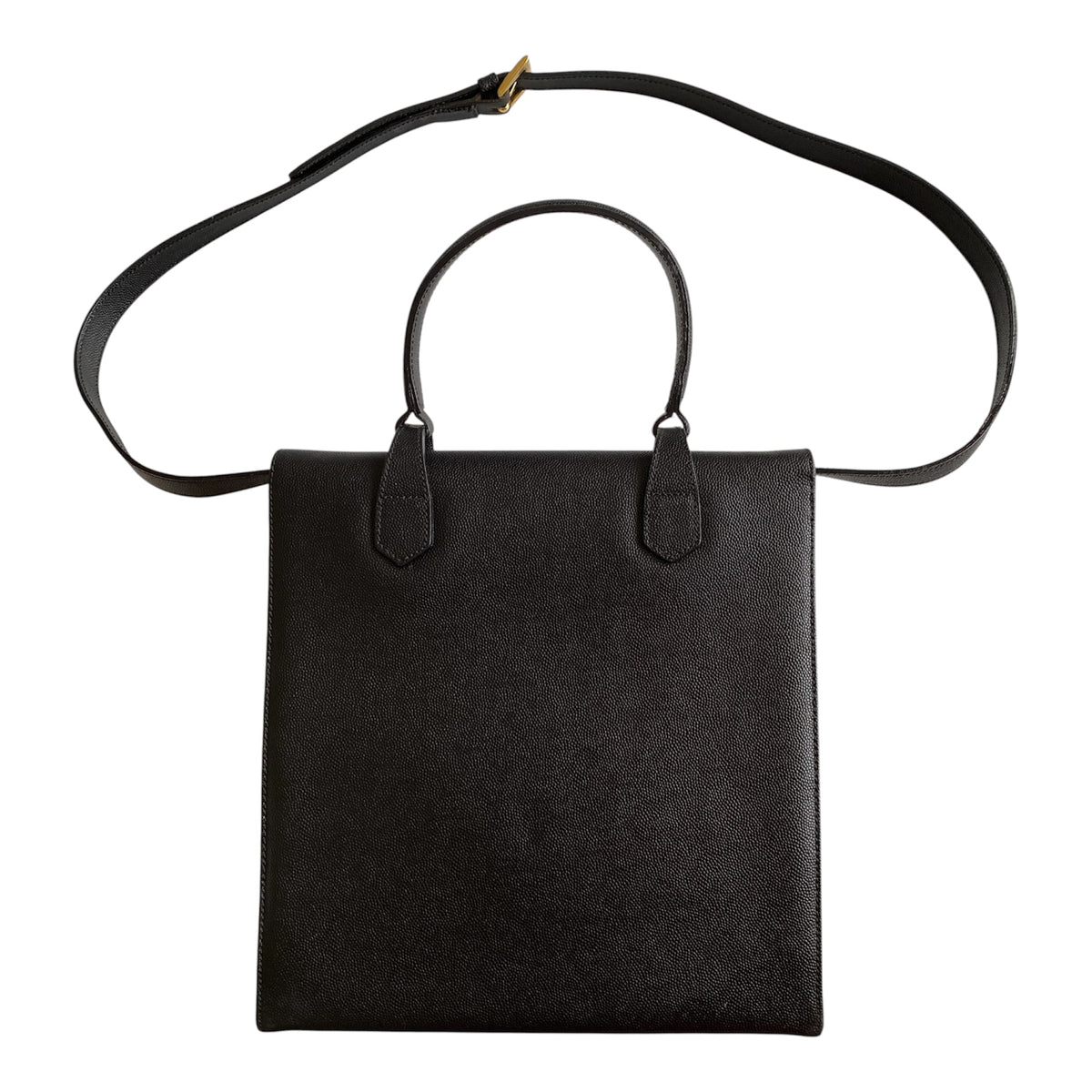 Givenchy black leather 2 way crossbody tote bag Authentic with COA
