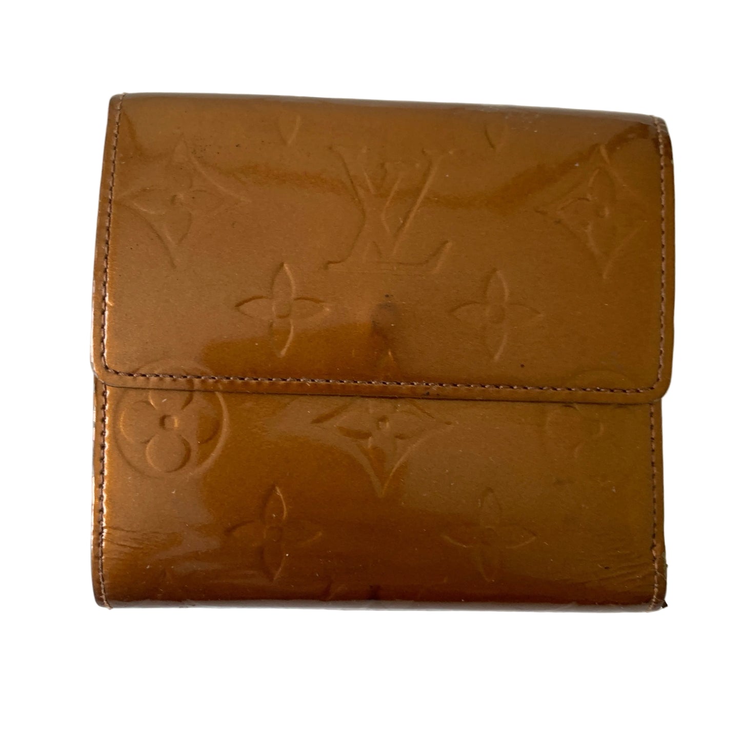 Louis Vuitton bernis compact brown wallet TH0092 authentic with COA
