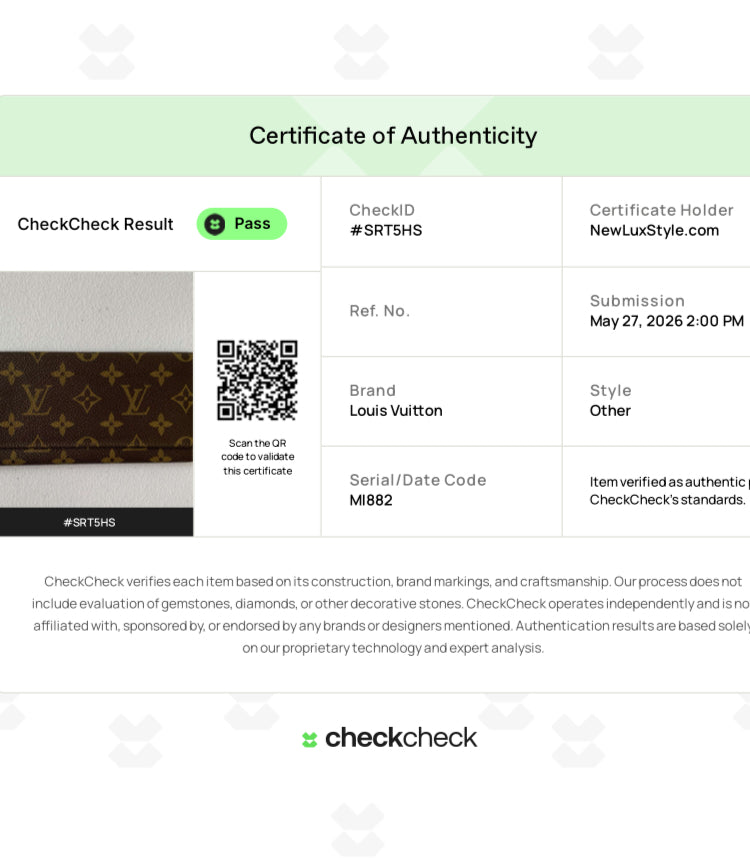 Louis Vuitton monogramlong wallet MI882 authentic with COA