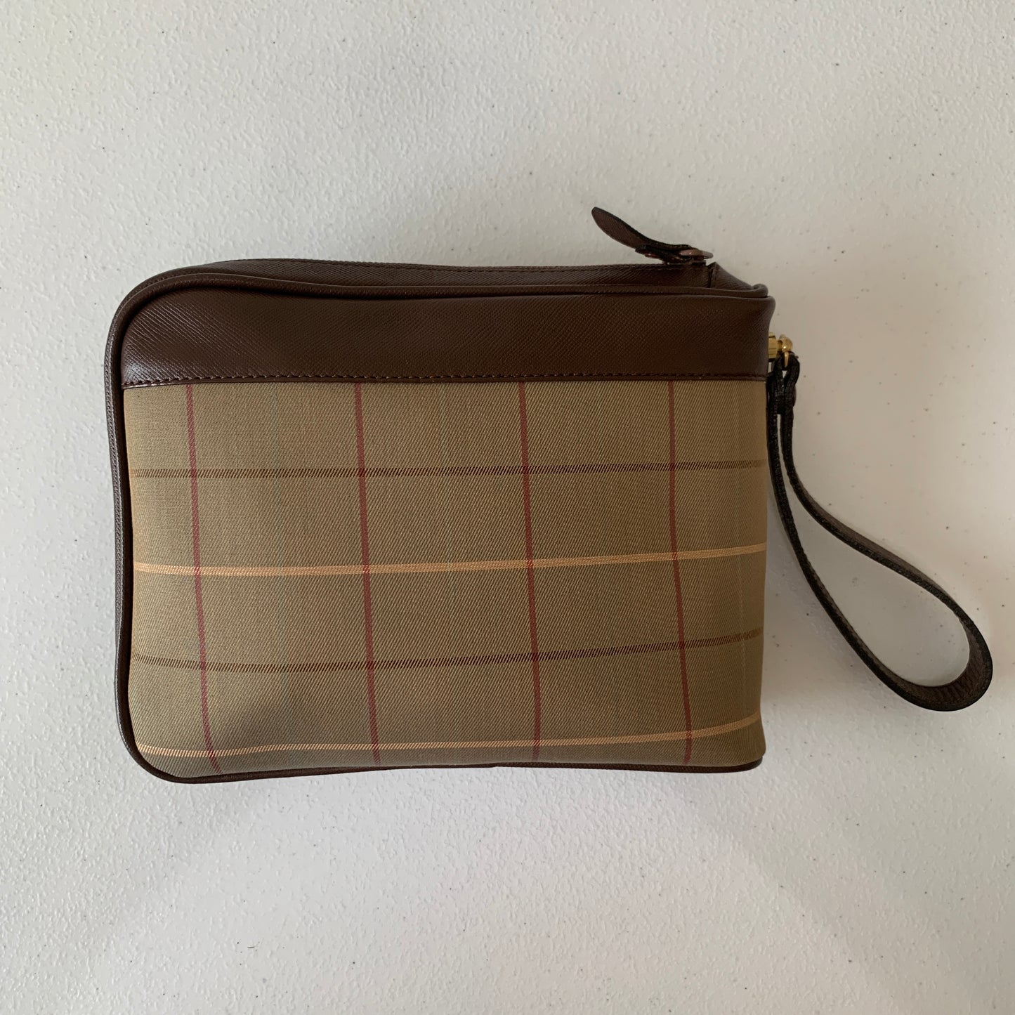 Burberry vintage unisex wristlet bag authentic with COA