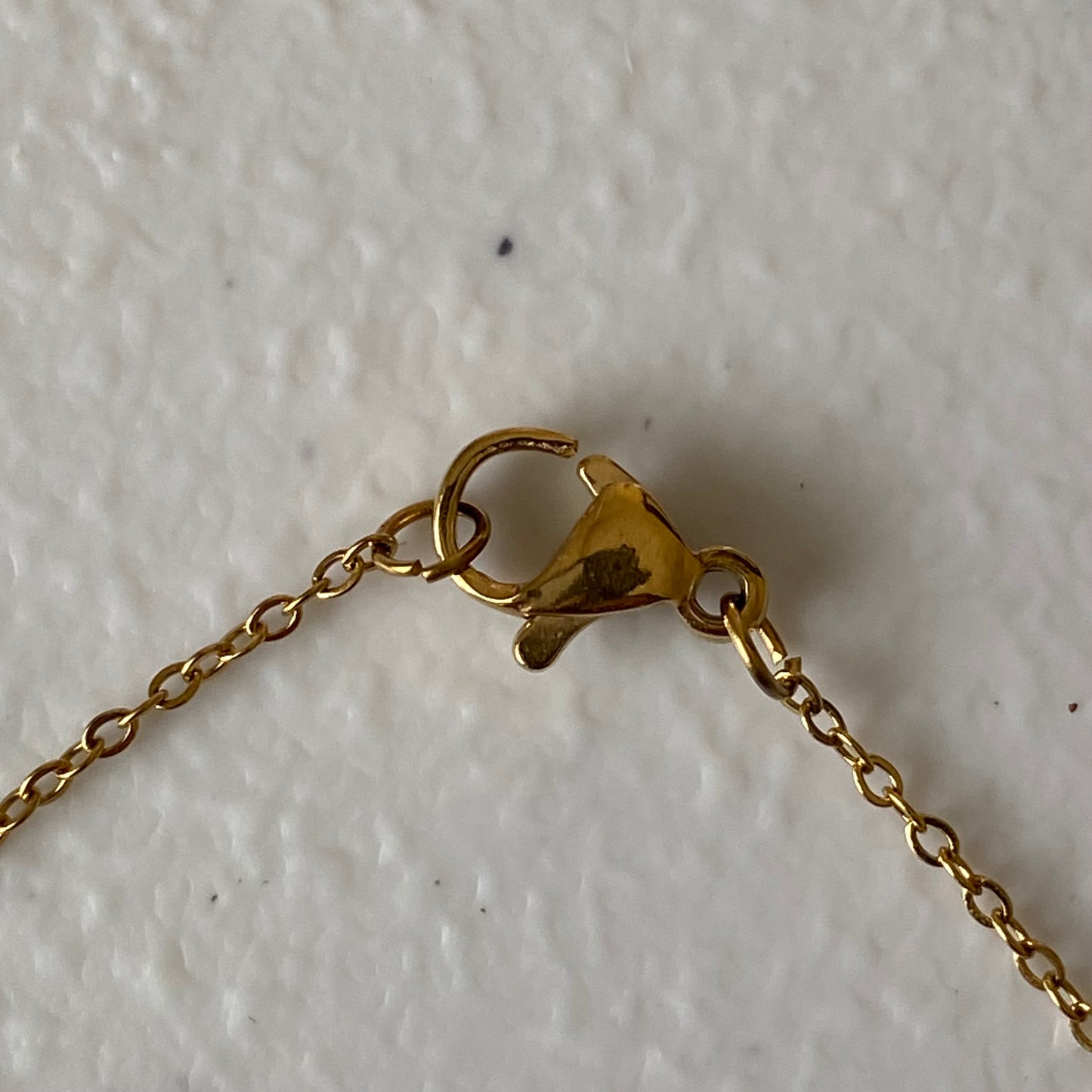 Dior gold plated necklace CD pendant with Authentic with coa