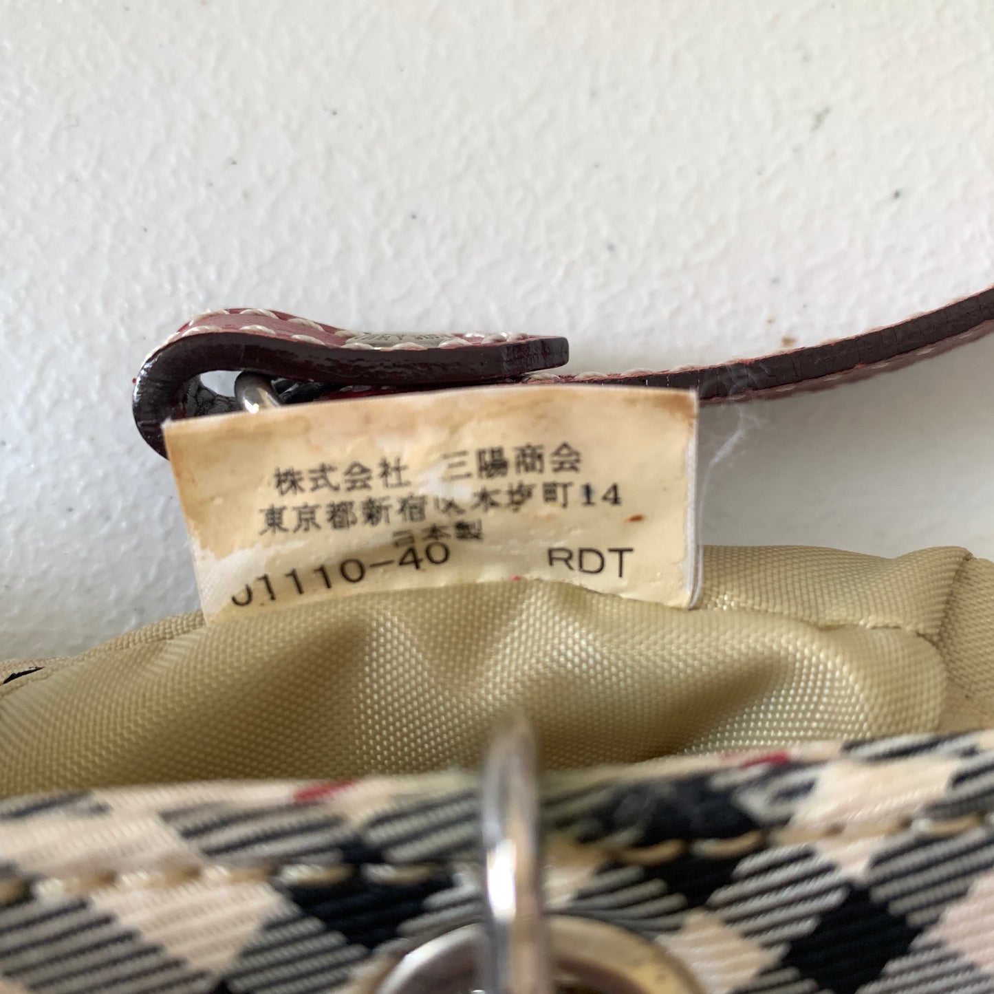 Burberry classic check tote bag Automatic with COA