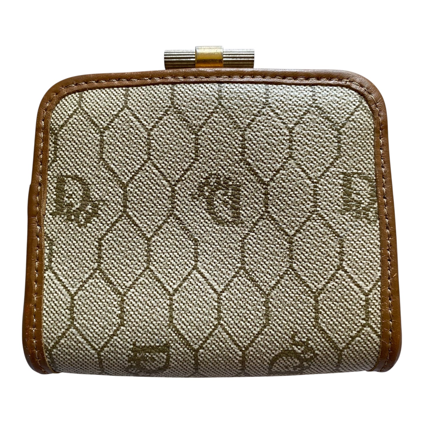Dior vintage honeycomb coin pouch Authentic with COA