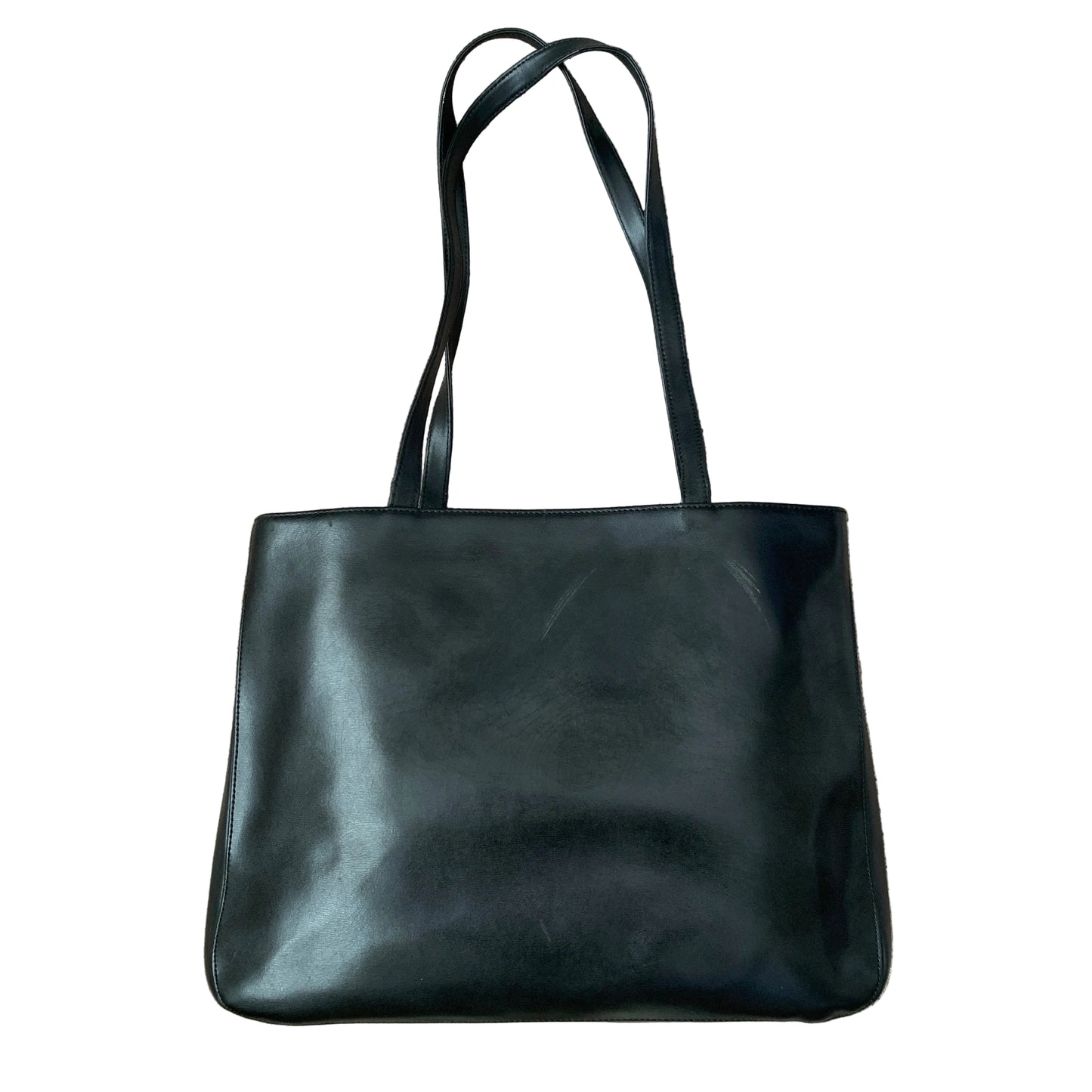 Givenchy G logo black leather shoulder tote bag authentic with COA dusty