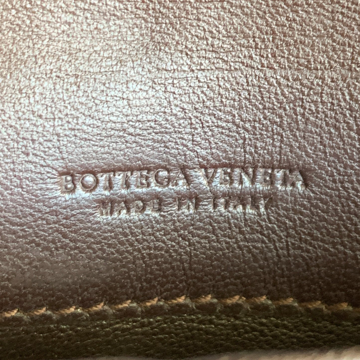 Bottega veneta brown intrecciata long leather wallet authentic with COA 7.5x4.2