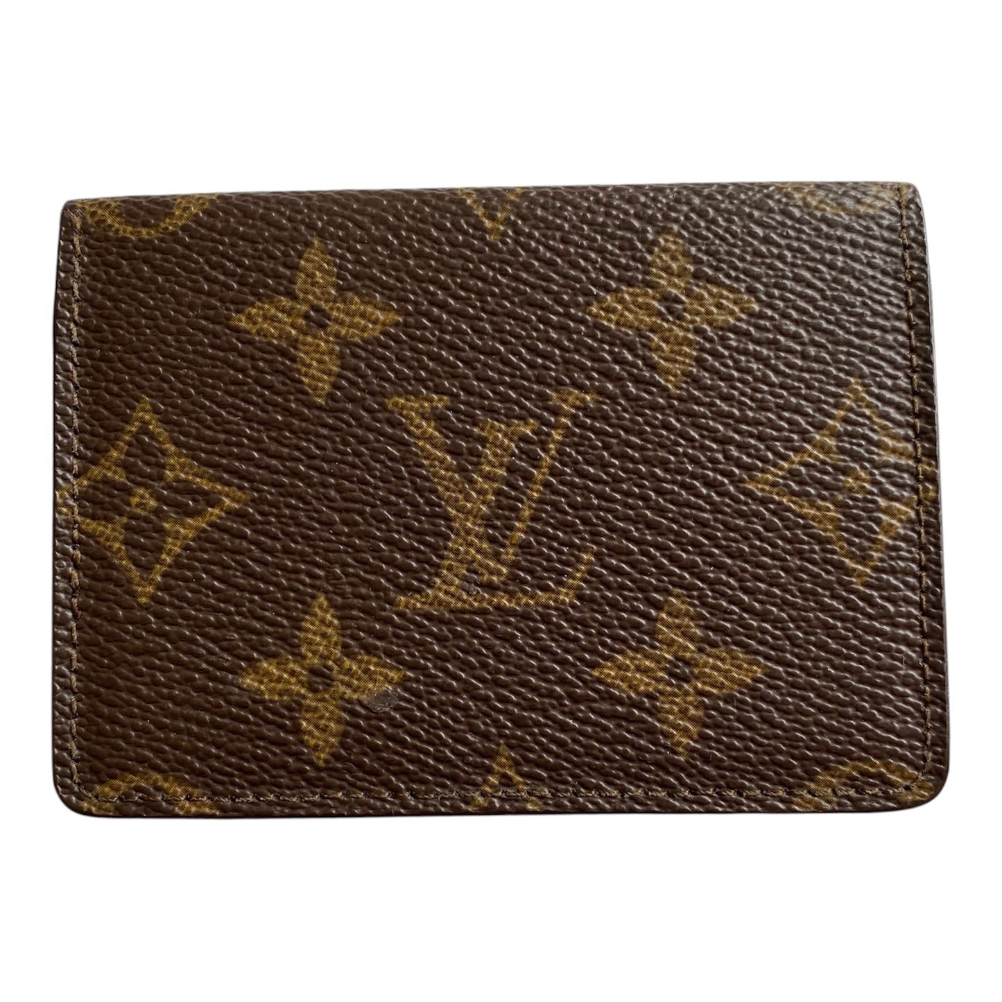 Louis Vuitton monogram unisex card holder MI874 Authentic with COA 3.8x2.8