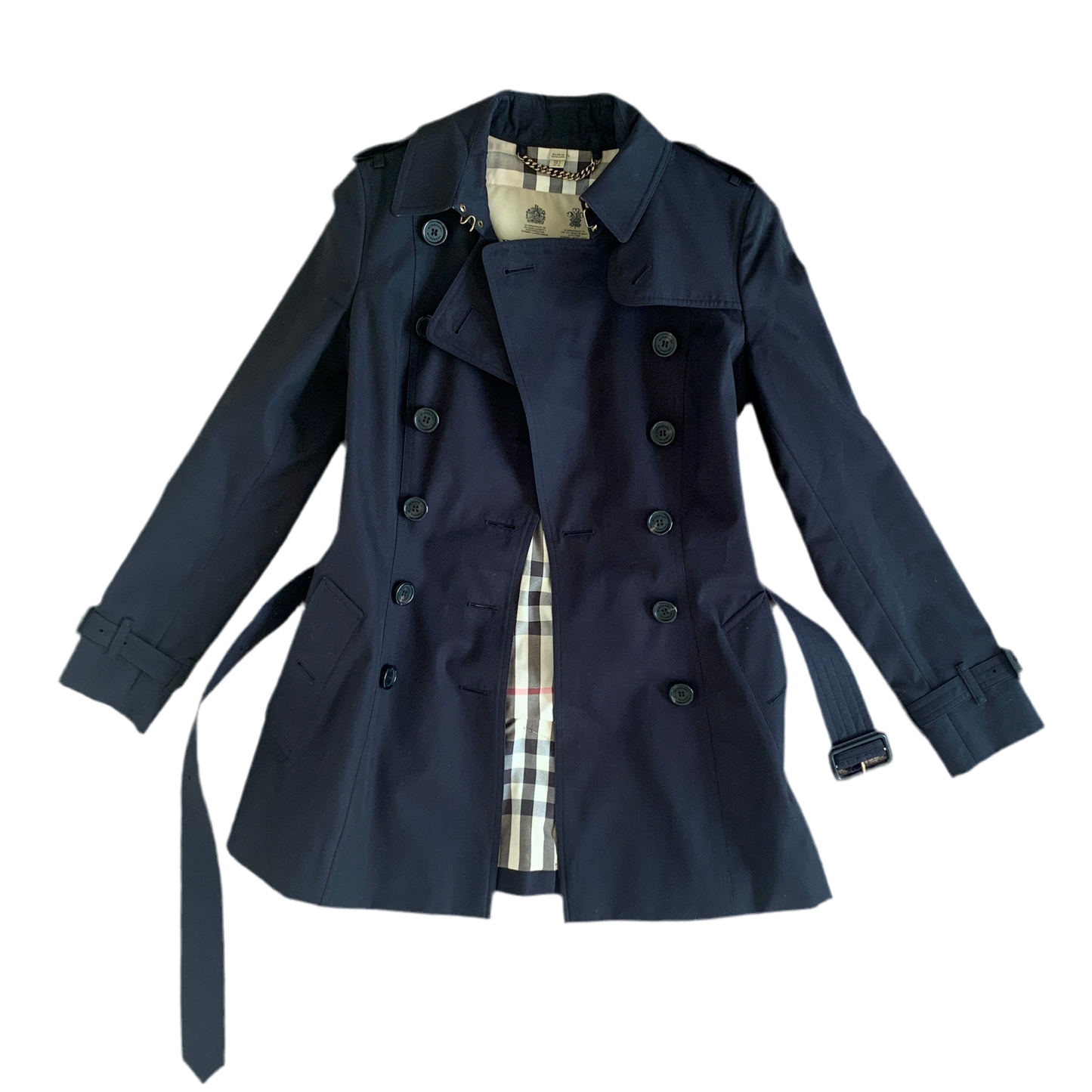 Authentic Burberry women’s trench coat never worn